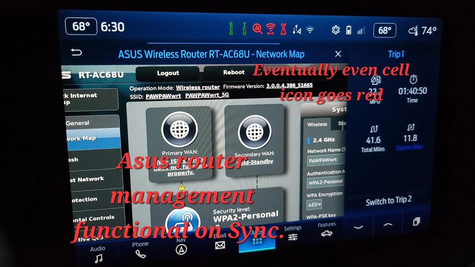 Ford F-150 Web Browser exists in Sync4 natively. Just not user launch enabled. 20240227_190414