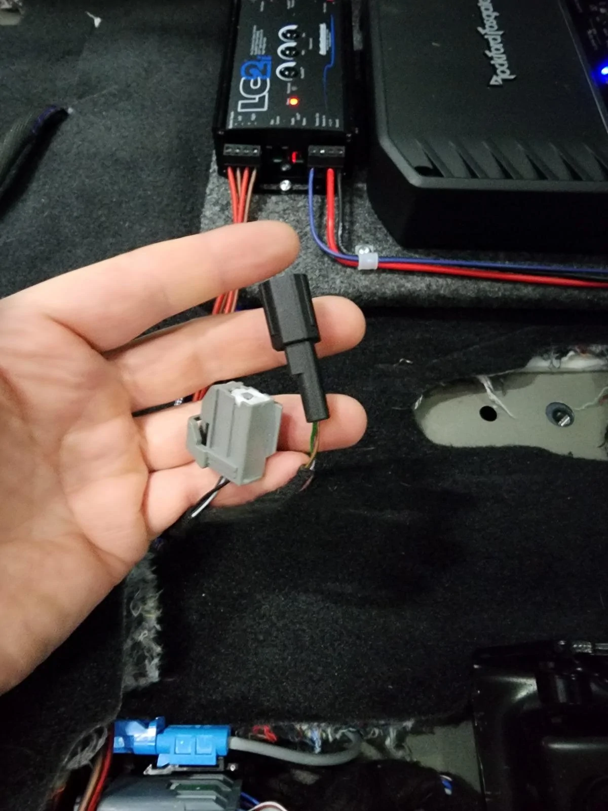 Ford F-150 Reg cab console swap electrical. 20240311_131759