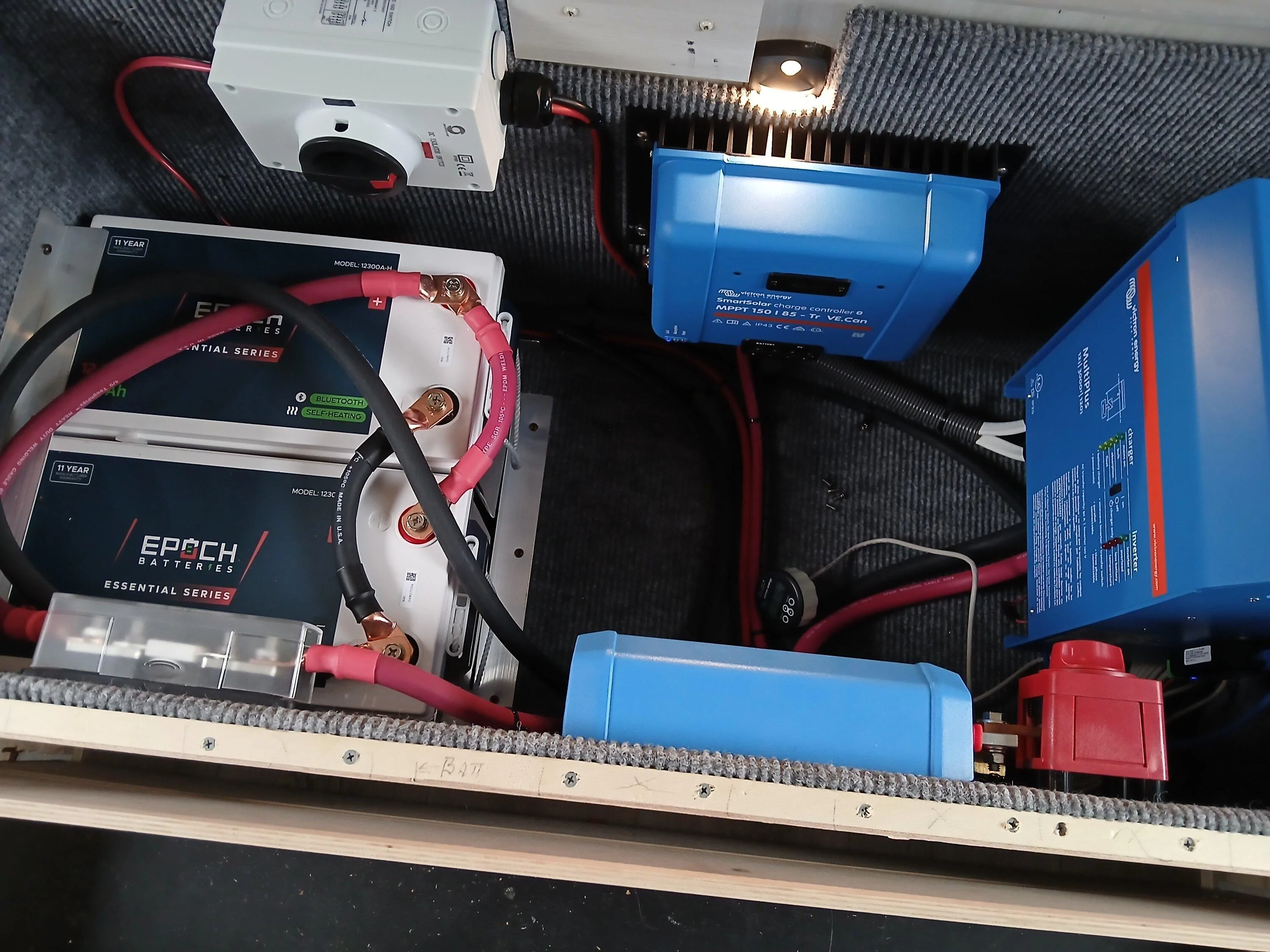 Ford F-150 RV electrical system upgrade complete 20240324_100750