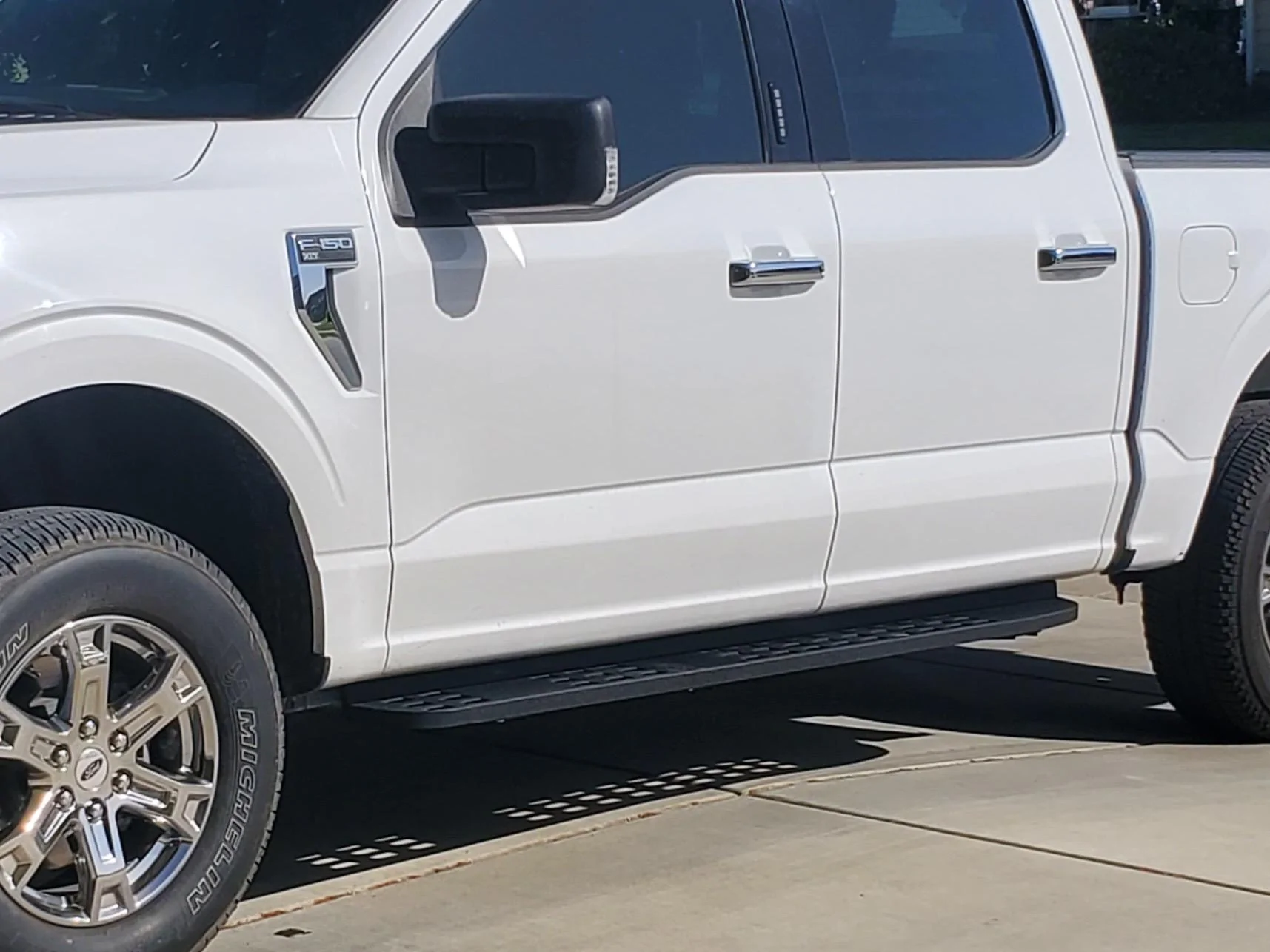 Ford F-150 Raptor Style running boards installed 20240501_164748_Original
