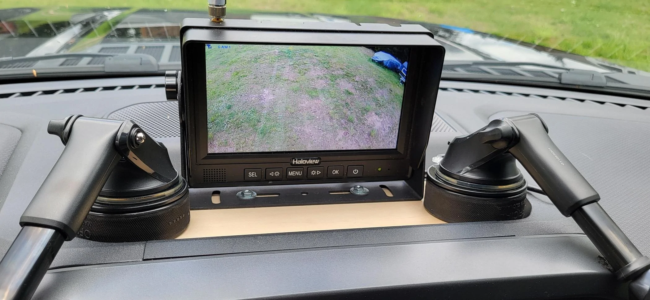 Ford F-150 RV Camera Monitor mounting options 20240512_162206