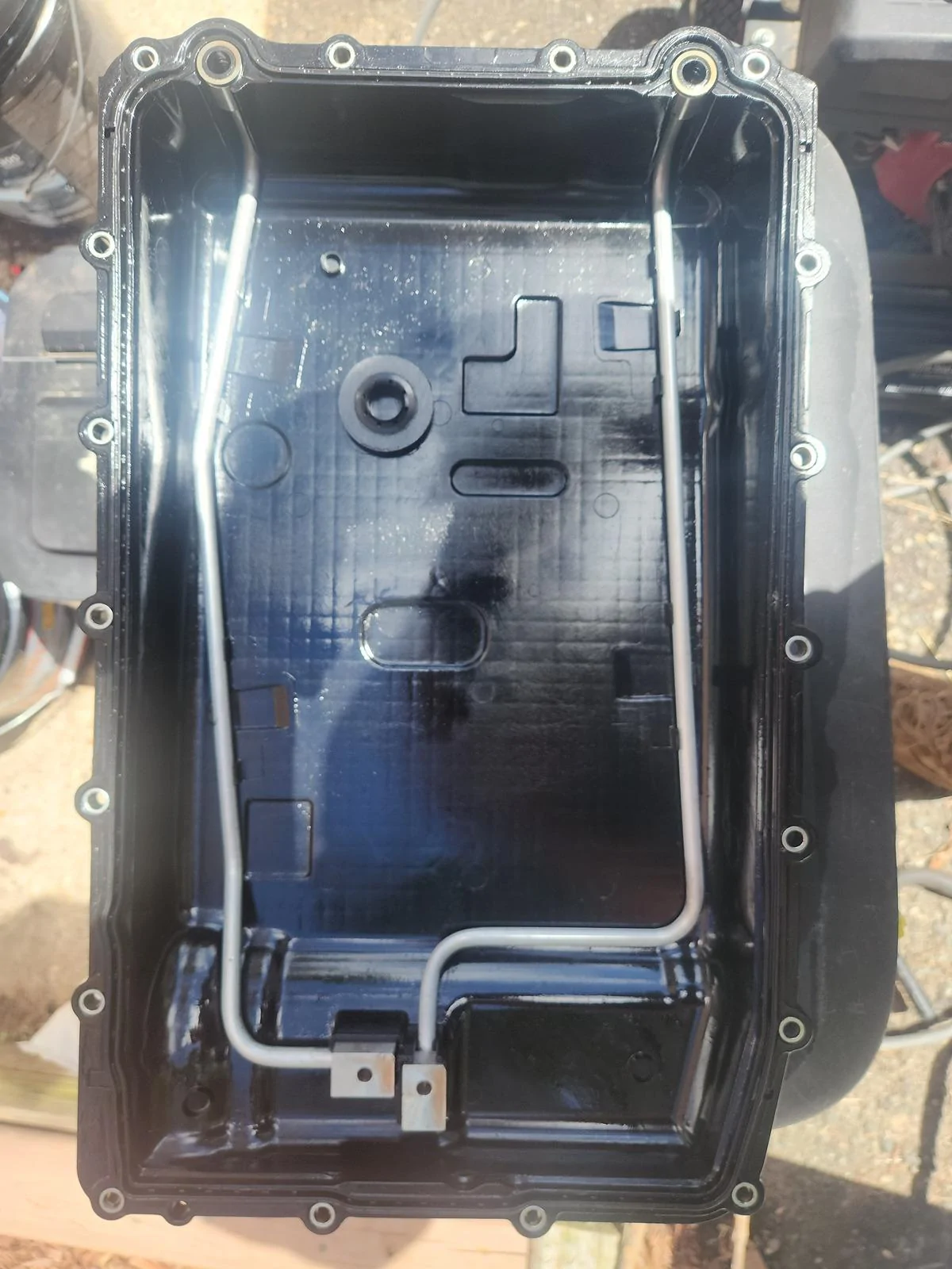Ford F-150 Rubber Tubes in Transmission Pan 20240516_143947