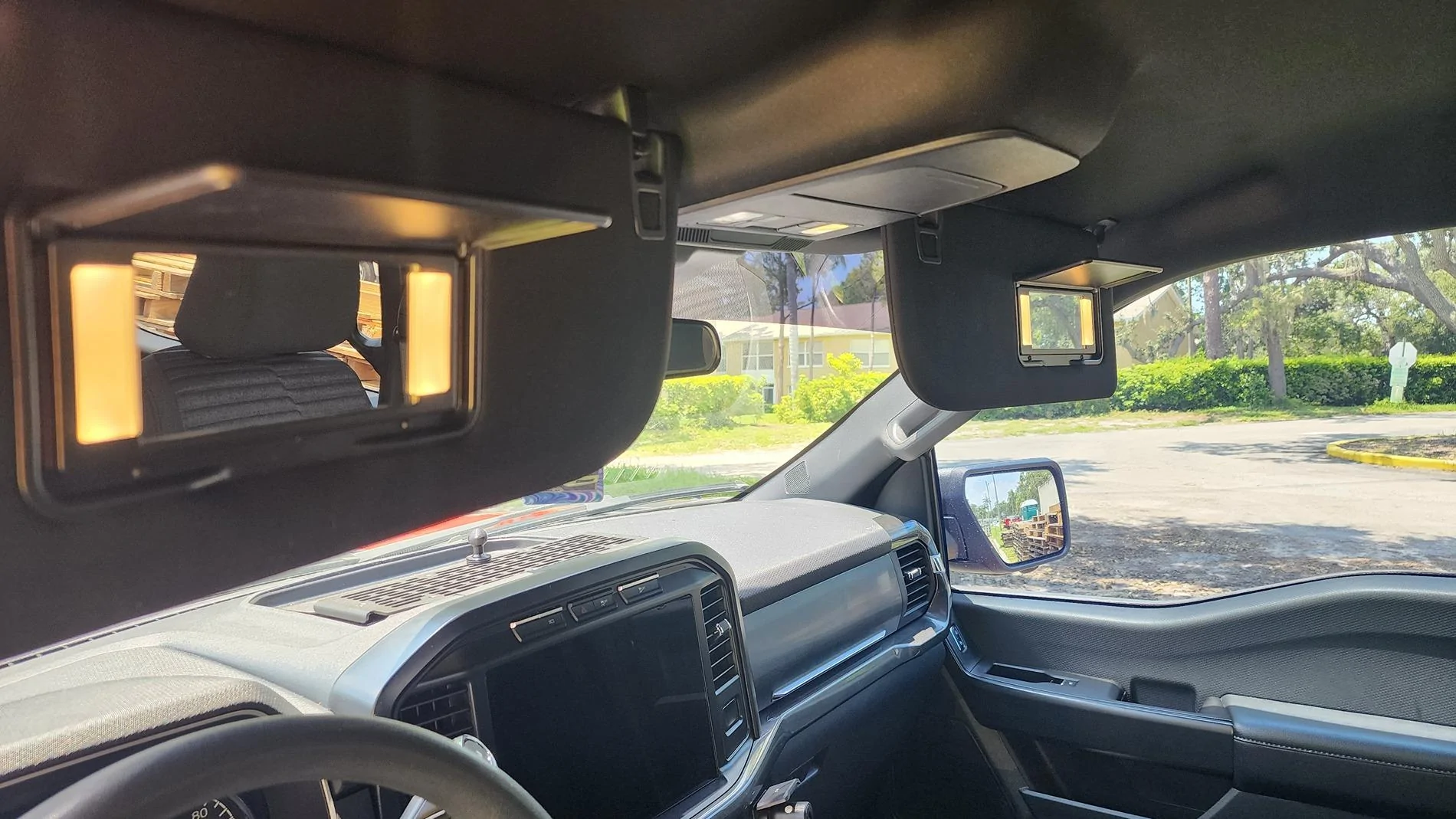 Ford F-150 Boosted Grey Goose home link visor instructions? 20240808_135128