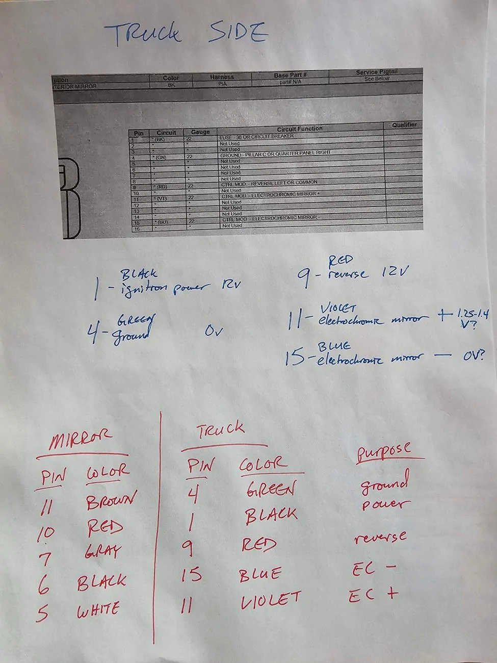 Ford F-150 Installed a digital rear view mirror 20240820_074002