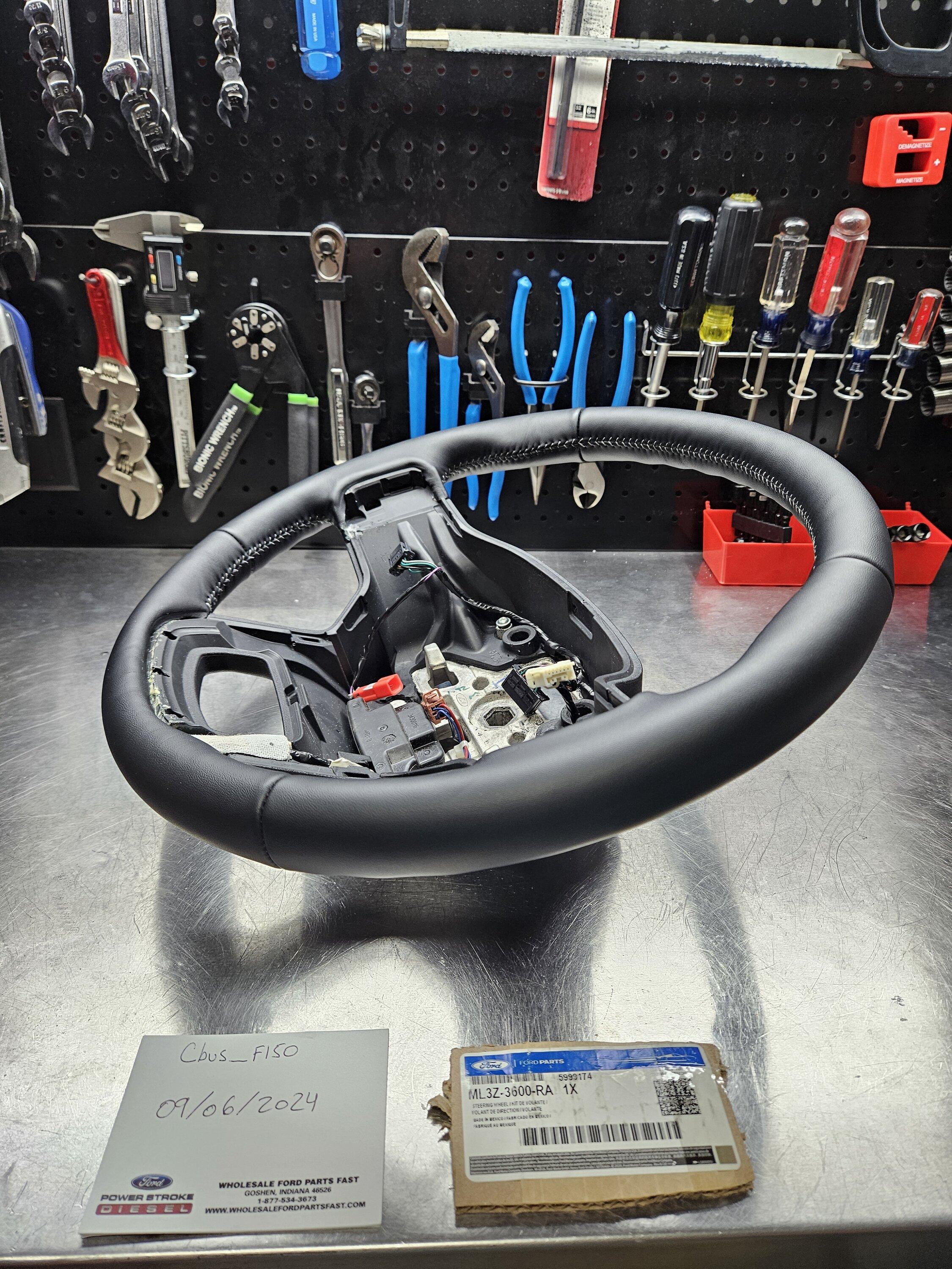 Ford F-150 Lariat Heated Steering Wheel 20240906_142712
