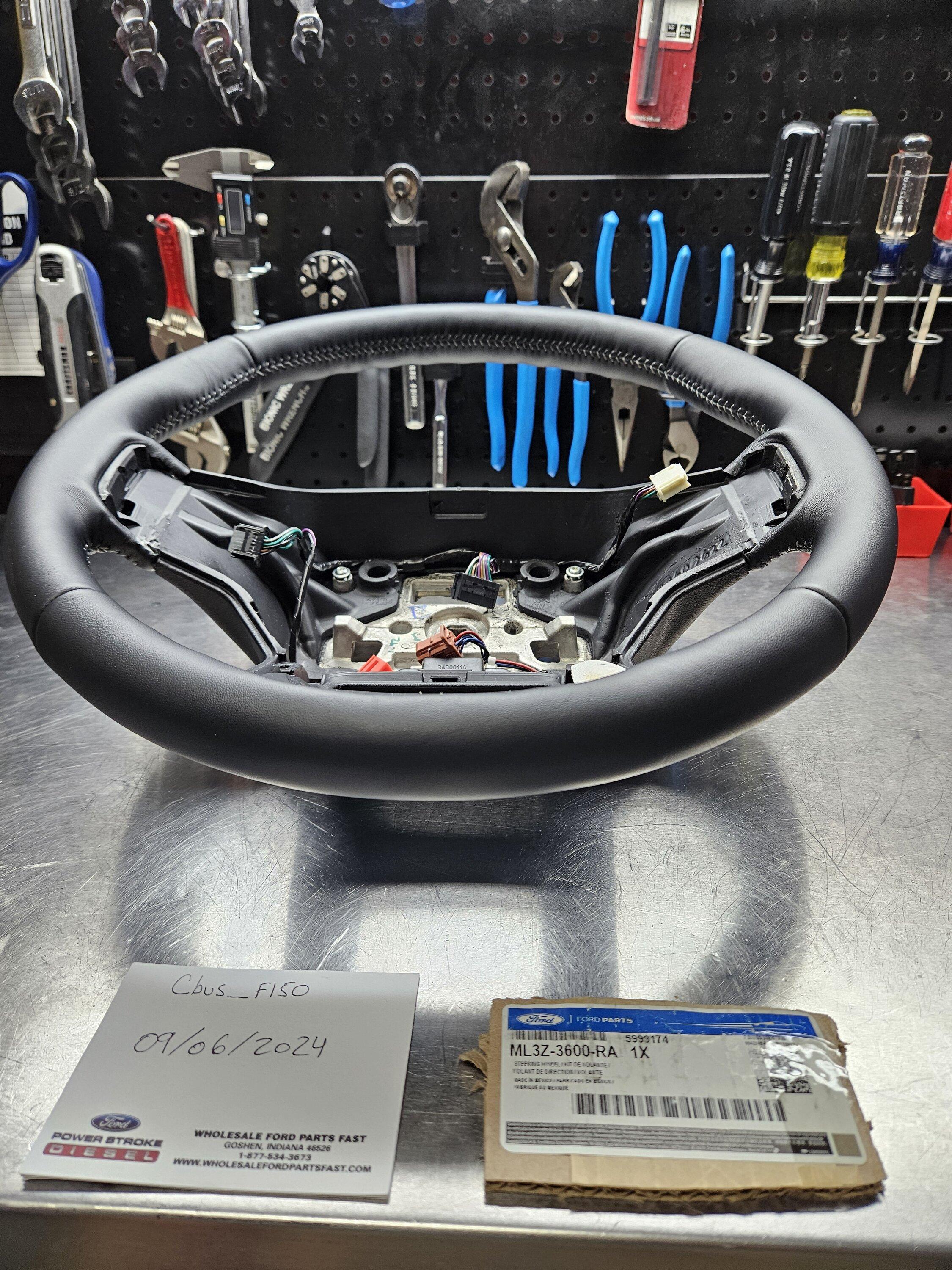 Ford F-150 Lariat Heated Steering Wheel 20240906_142730