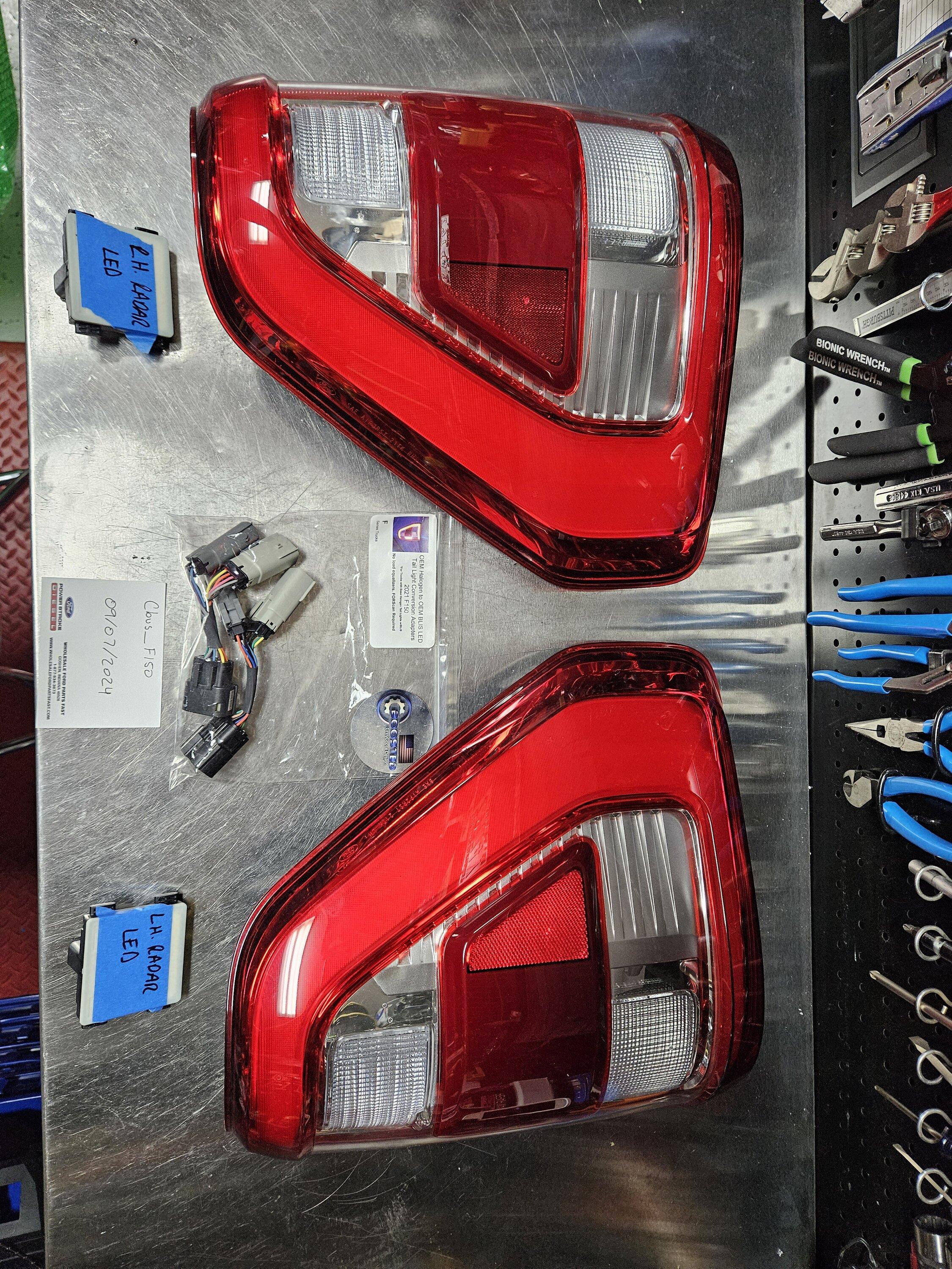 Ford F-150 Lariat Taillights & BGG Designs Adapter Harness 20240907_000109