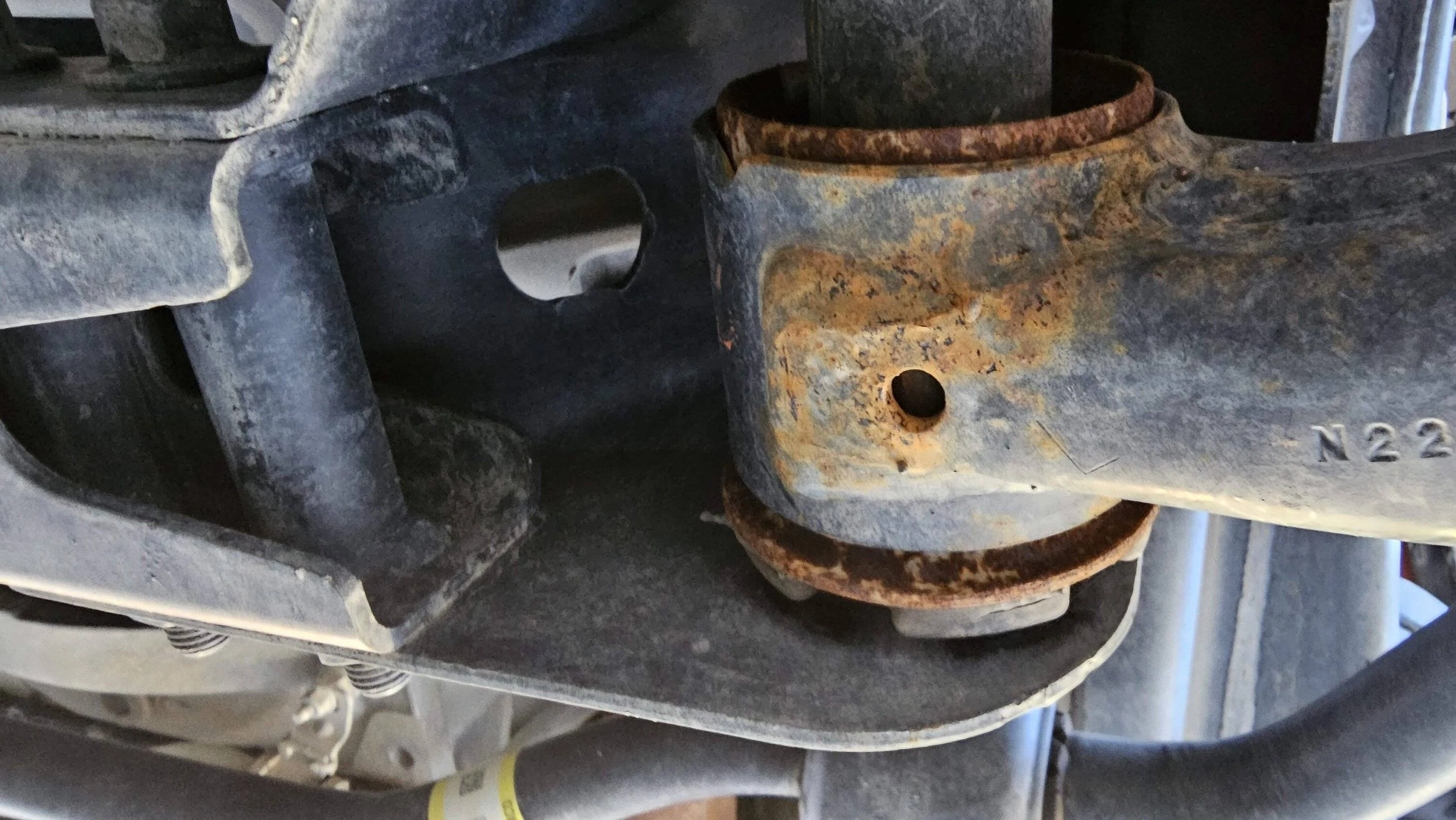 Ford F-150 2022 Underbody Corrosion 20241006_152723