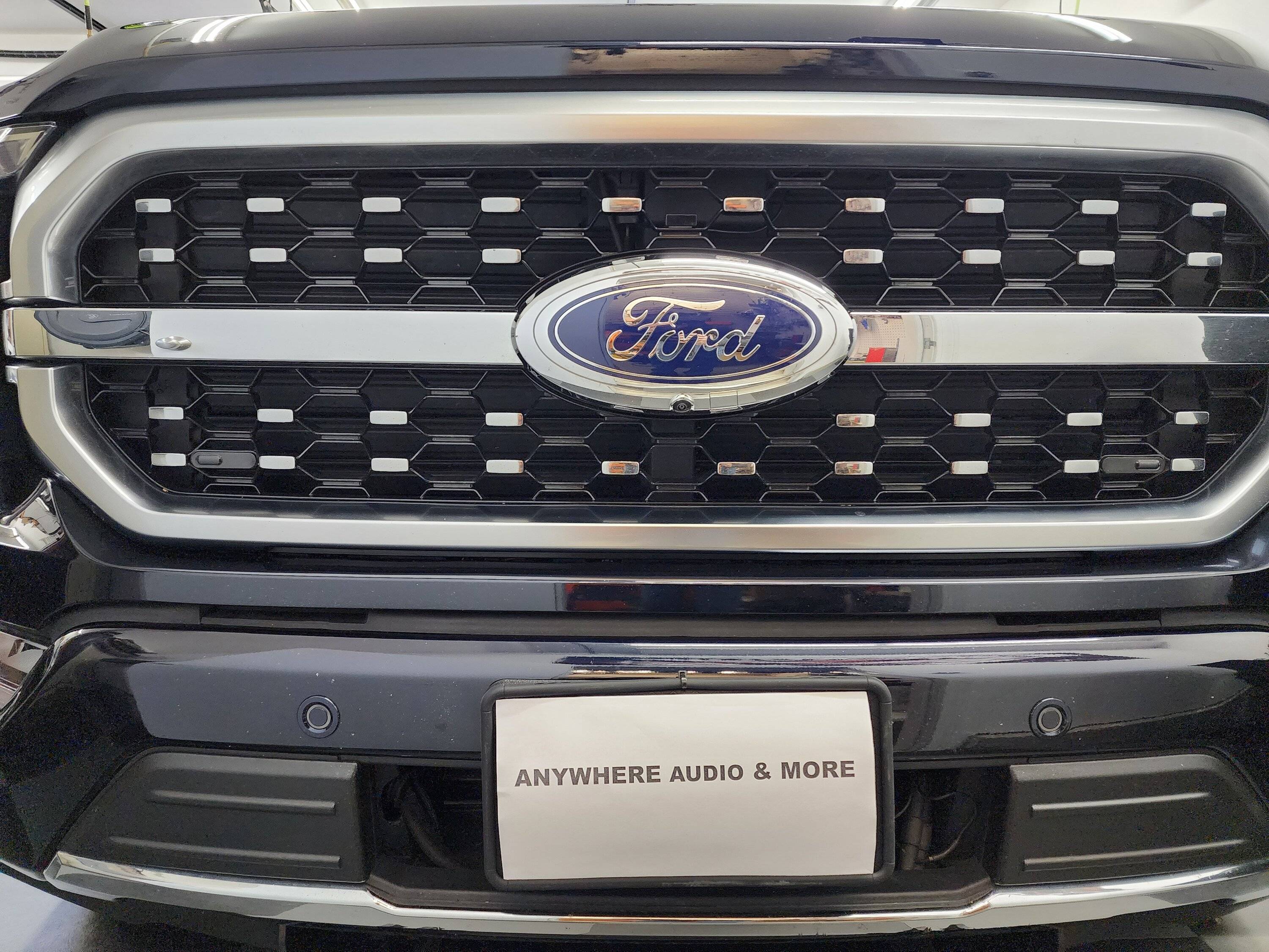 Ford F-150 Custom radar detector system install 20241023_122444