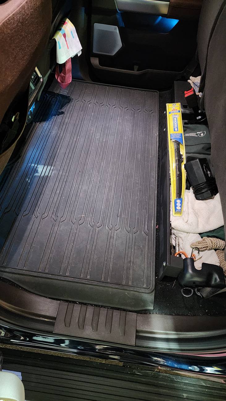 Ford F-150 Under Seat Storage removal...? 20241110_113737