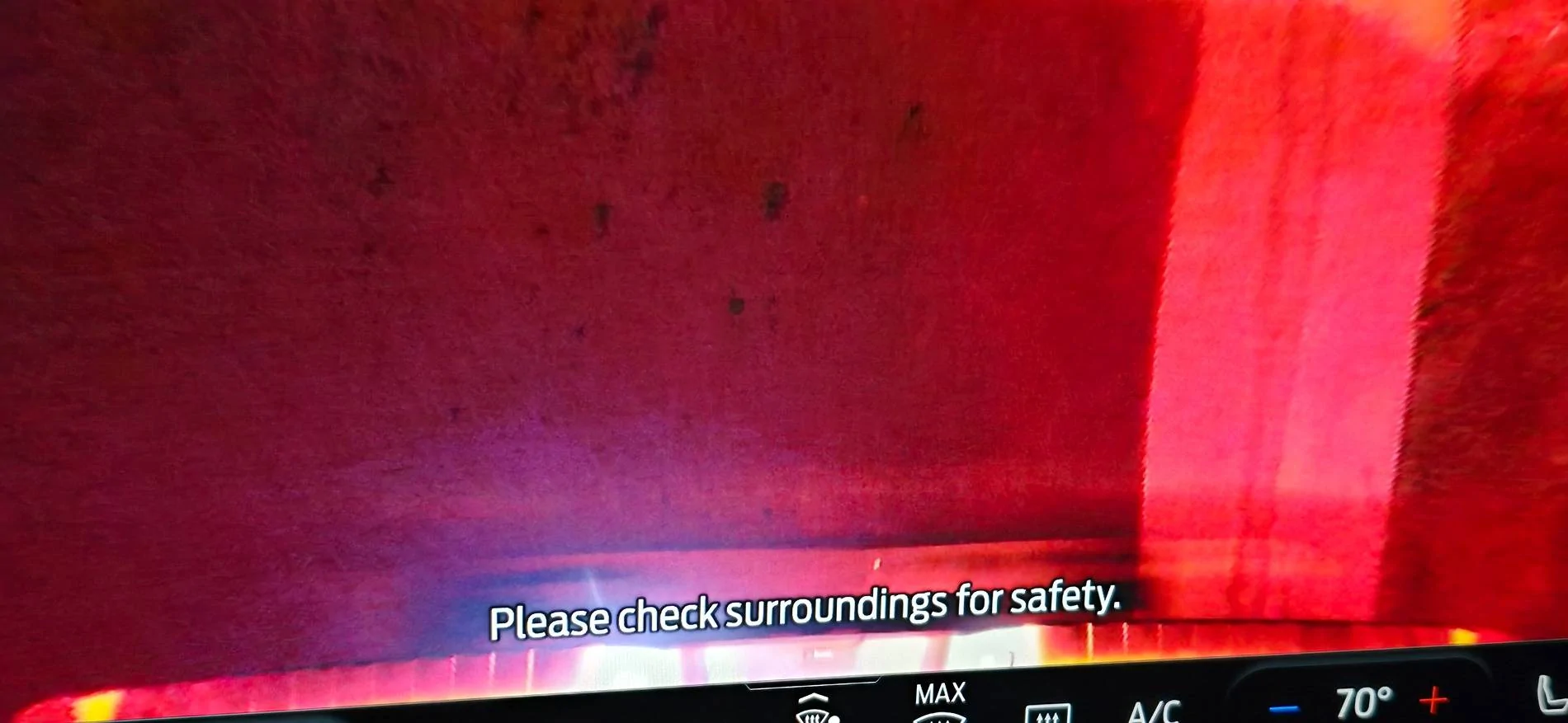 Ford F-150 2024 F150 blurry back-up camera 20250104_180955