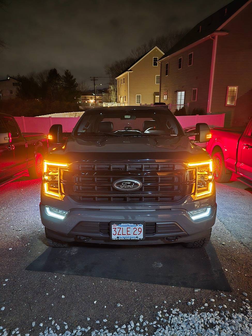 Ford F-150 Amber DRLs to match raptor lights 20250104_210518
