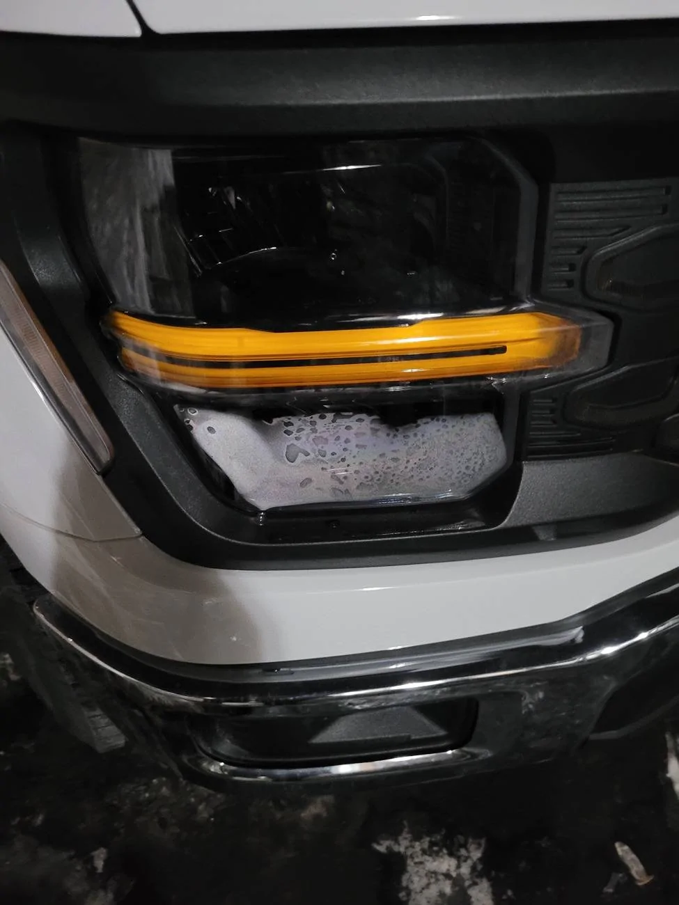 Ford F-150 Fog in the head lights 20250121_191147