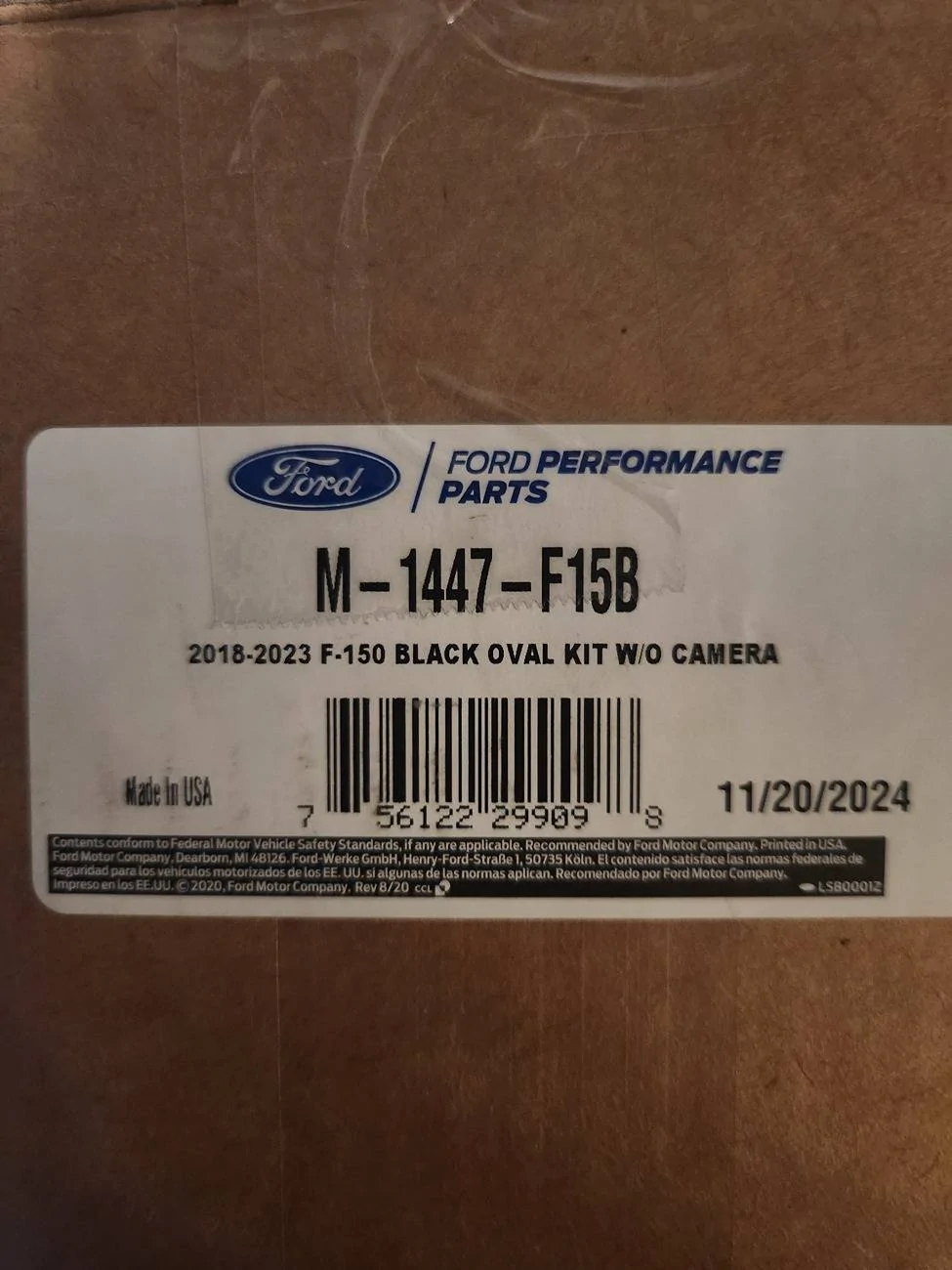Ford F-150 NEW: Blackout Package rear Ford emblem 20250228_215213
