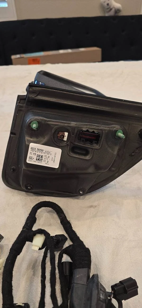 Ford F-150 OEM Mirrors with Bliss, Camera, and Wire Harnesses Complete Set 20250503_095051