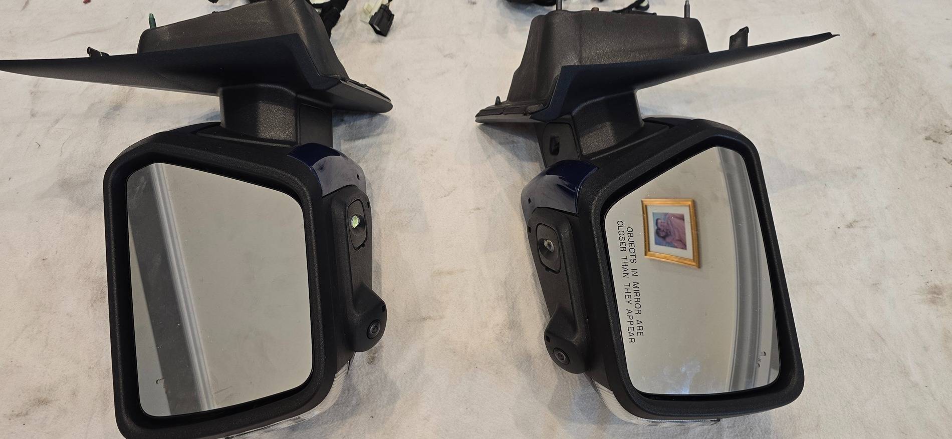 Ford F-150 OEM Mirrors with Bliss, Camera, and Wire Harnesses Complete Set 20250503_095209