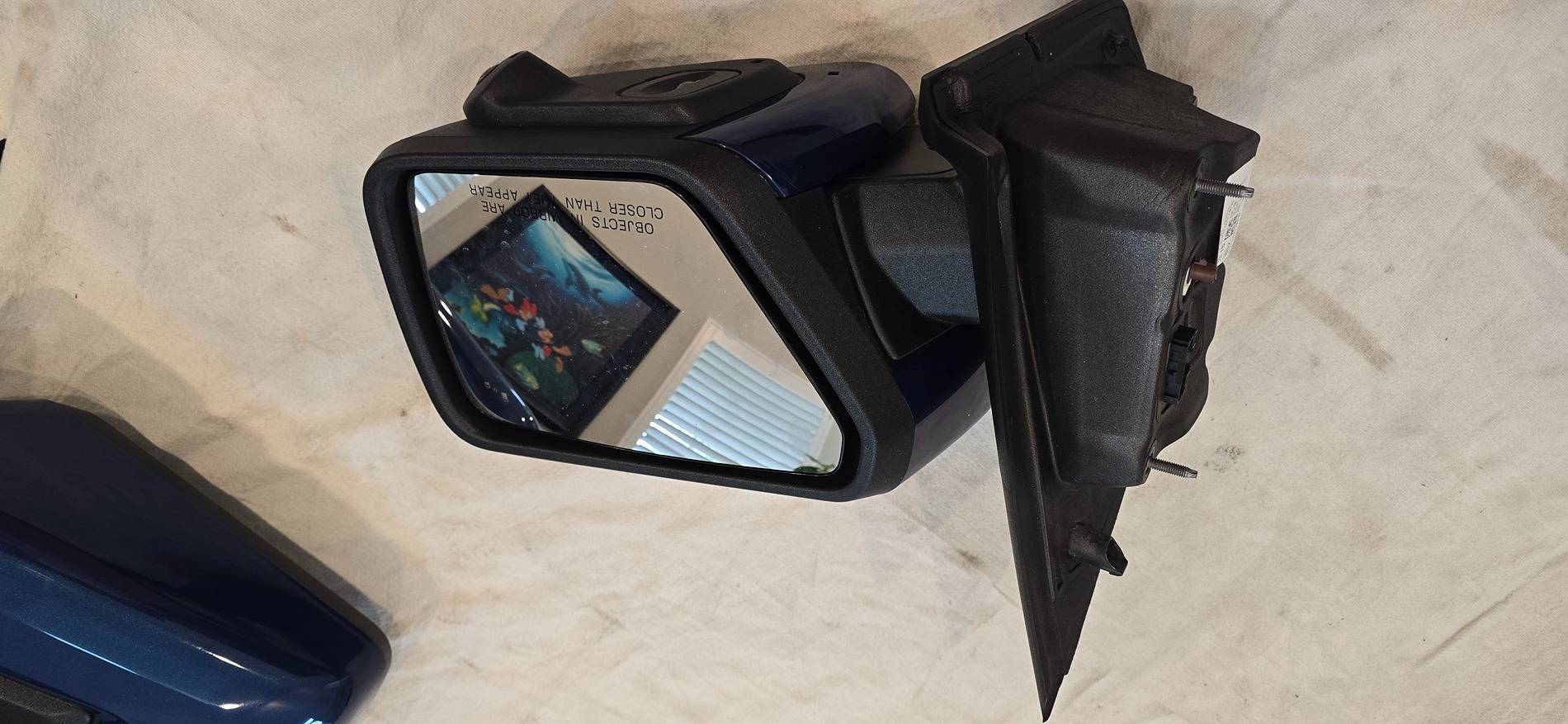 Ford F-150 OEM Mirrors with Bliss, Camera, and Wire Harnesses Complete Set 20250503_095447