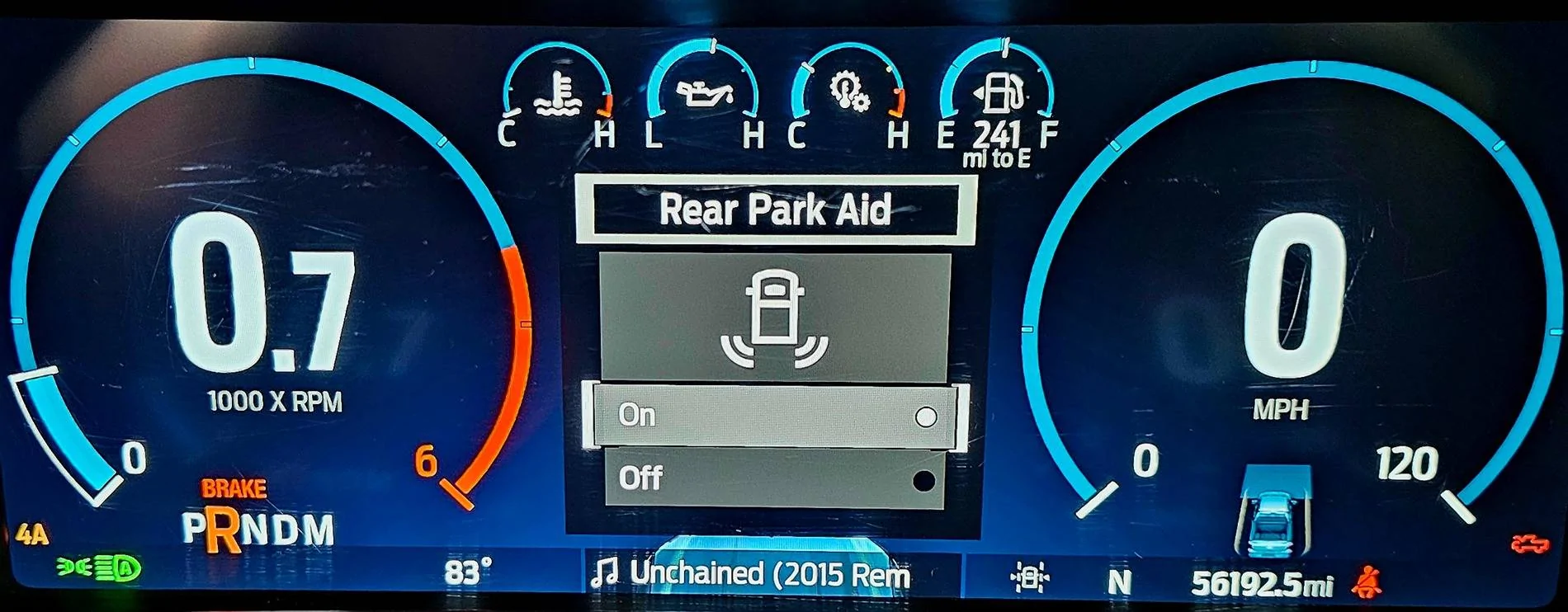 Ford F-150 Rear Parking Aid and Camera View 20250704_121549