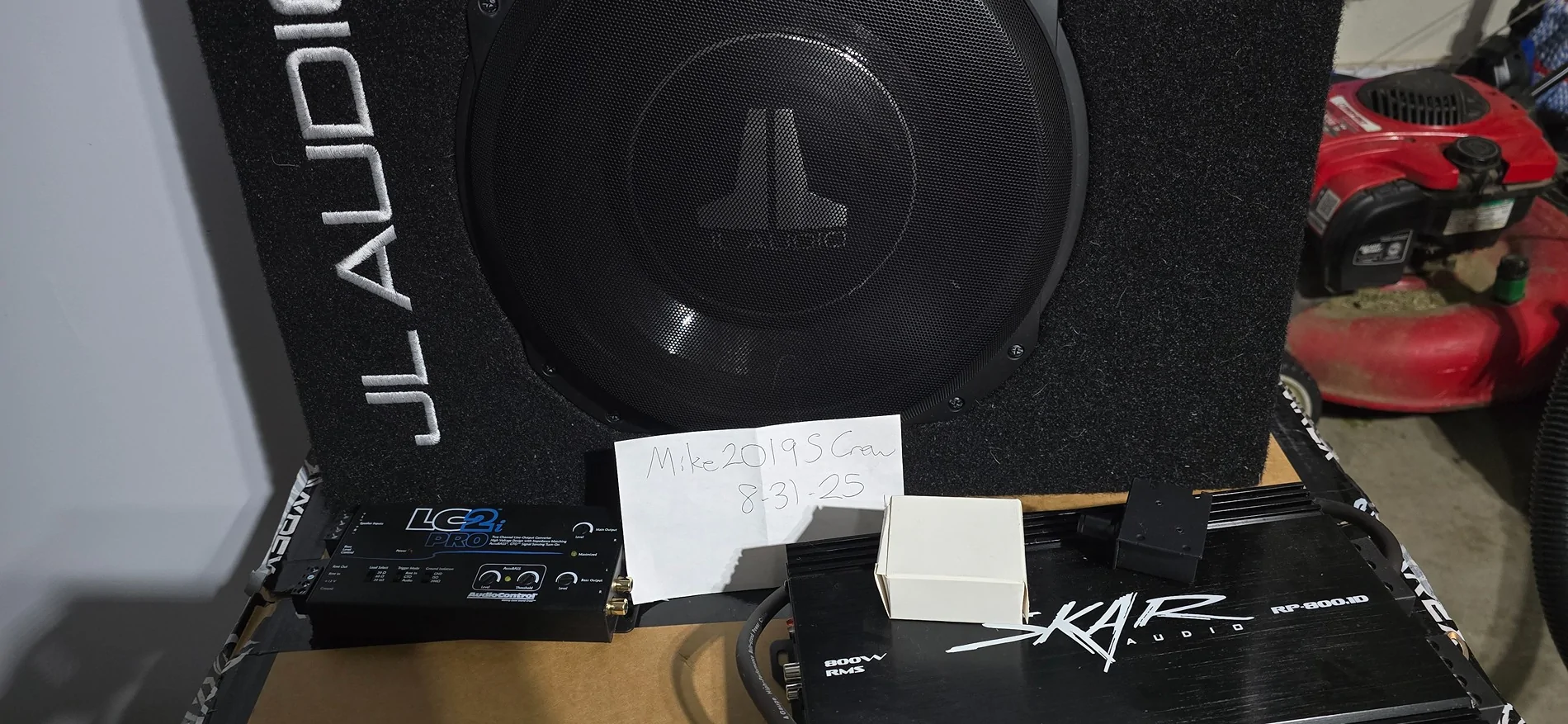 Ford F-150 JL 12" PowerWedge, Skar 800.1 amp, LC2i Pro 20250831_170105