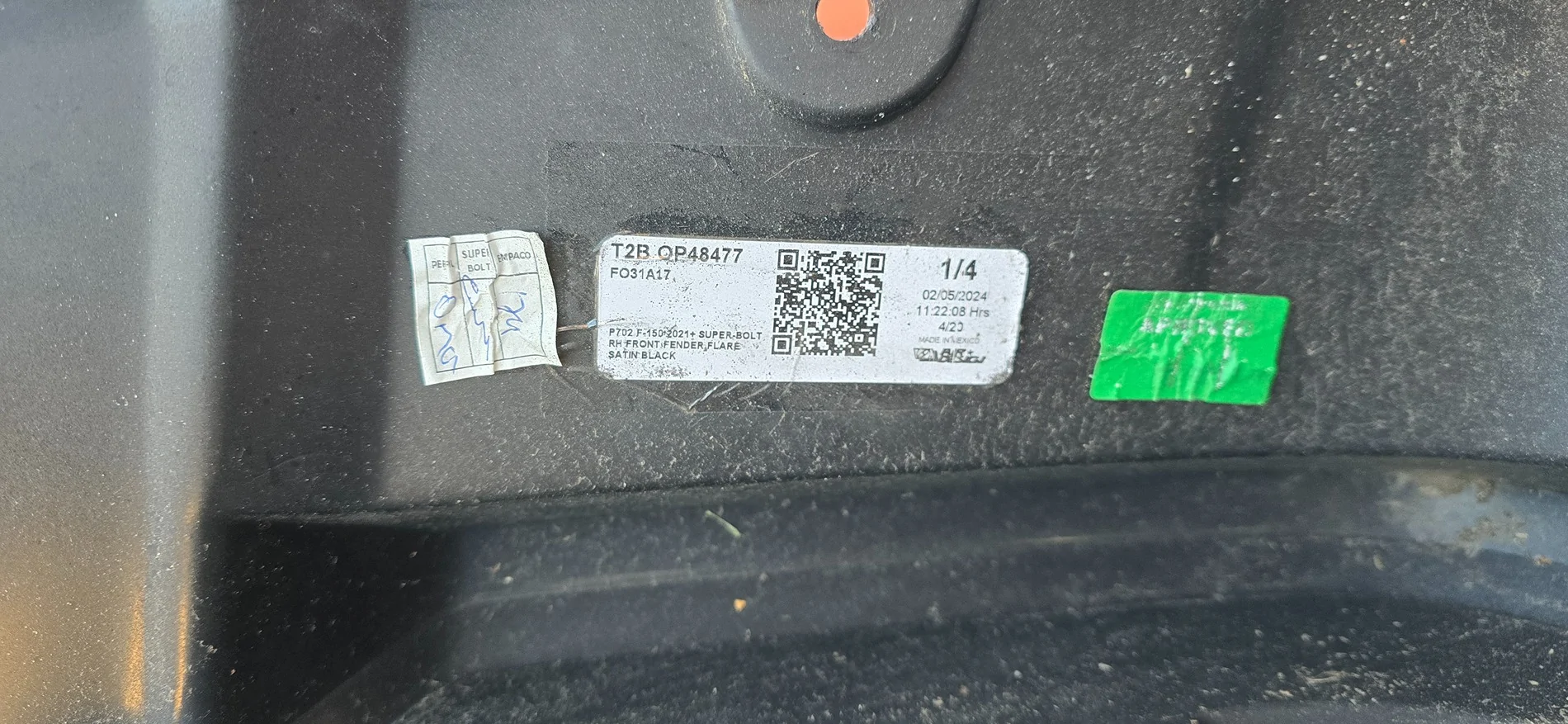 Ford F-150 Air Design Fender Flares Painted $400 20250907_184137