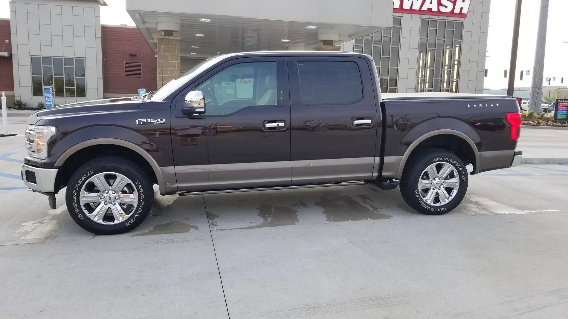 Ford F-150 Bedside Lariat Emblem 20_May 16 No 4X4 Sticker Drivers Sid