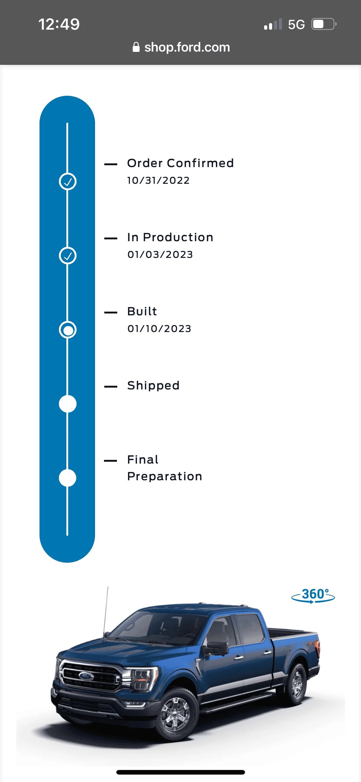 Ford F-150 1/2/2023 Build Week 21F4127E-E2A8-42C9-9075-020AD0D857AA