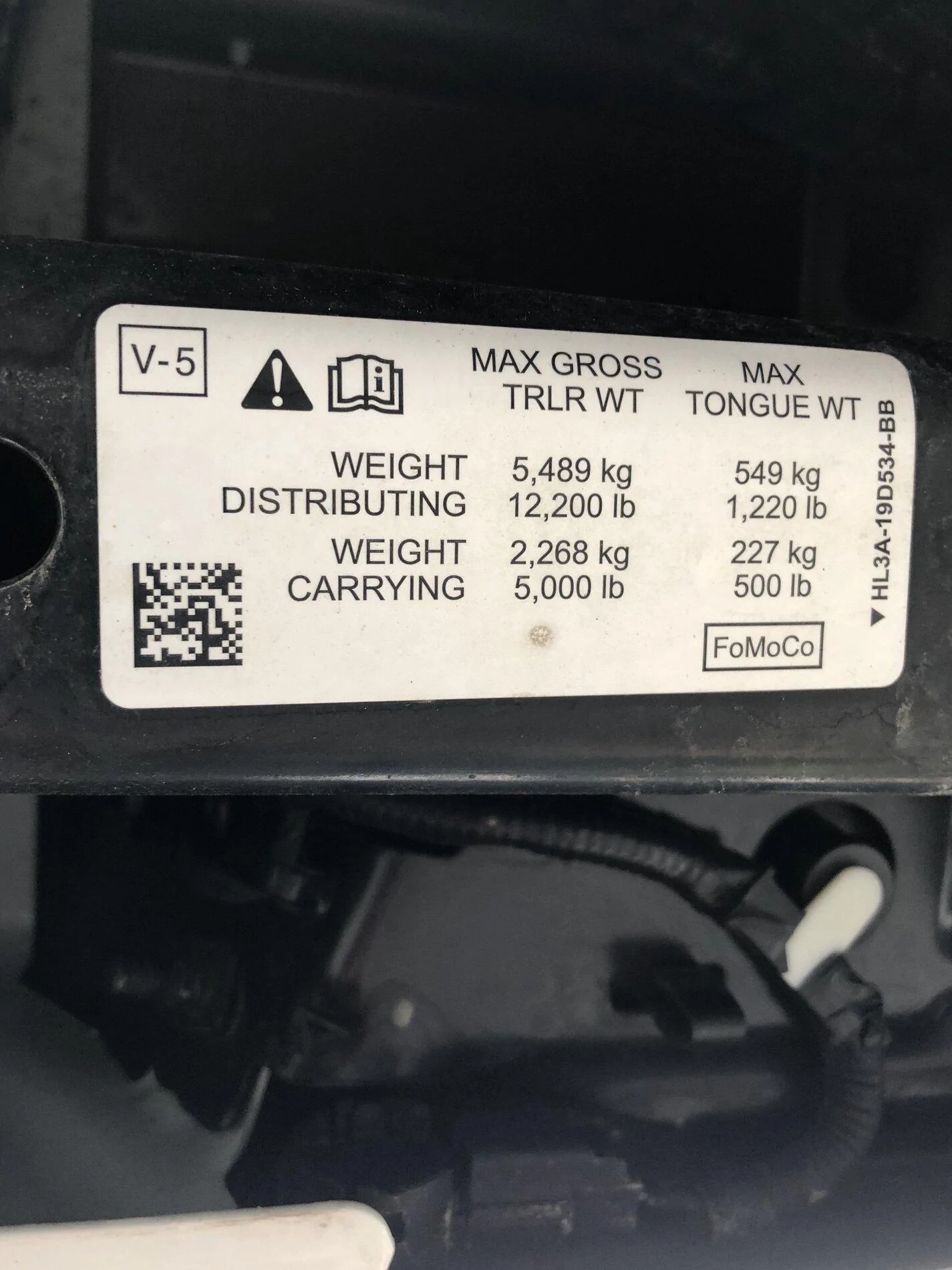Ford F-150 5,000 LB. max for warranty without tow package? 22926F95-DDAF-4CD8-97FC-7973E62AEE00