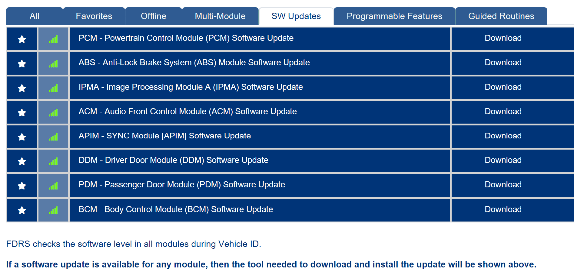 Ford F-150 ECU module programming guide using FDRS 248