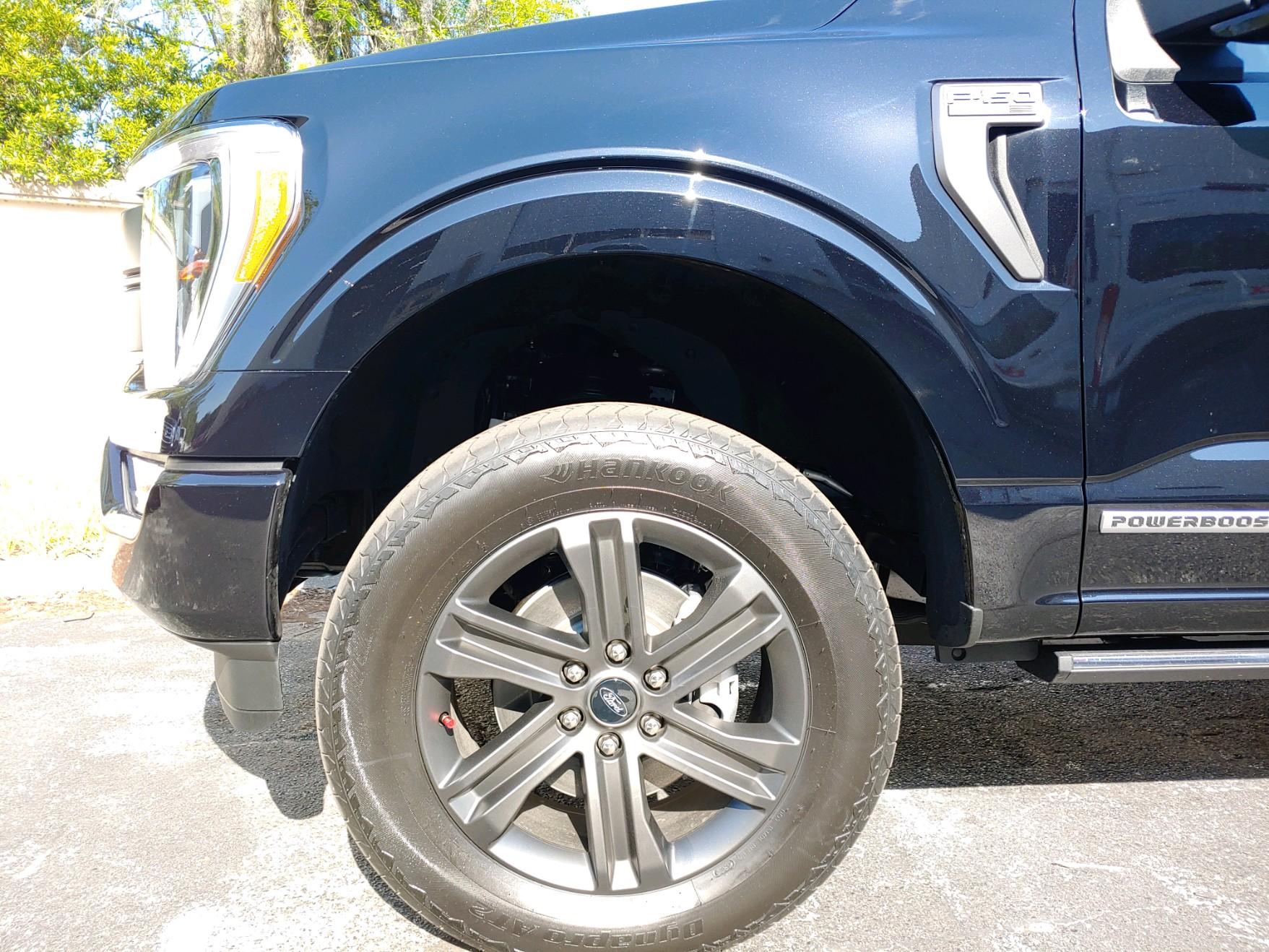 Ford F-150 275/65/20 Nitto Ridge Grappler VS 295/60/20 Terra Grappler side by side visual comparison. 2591