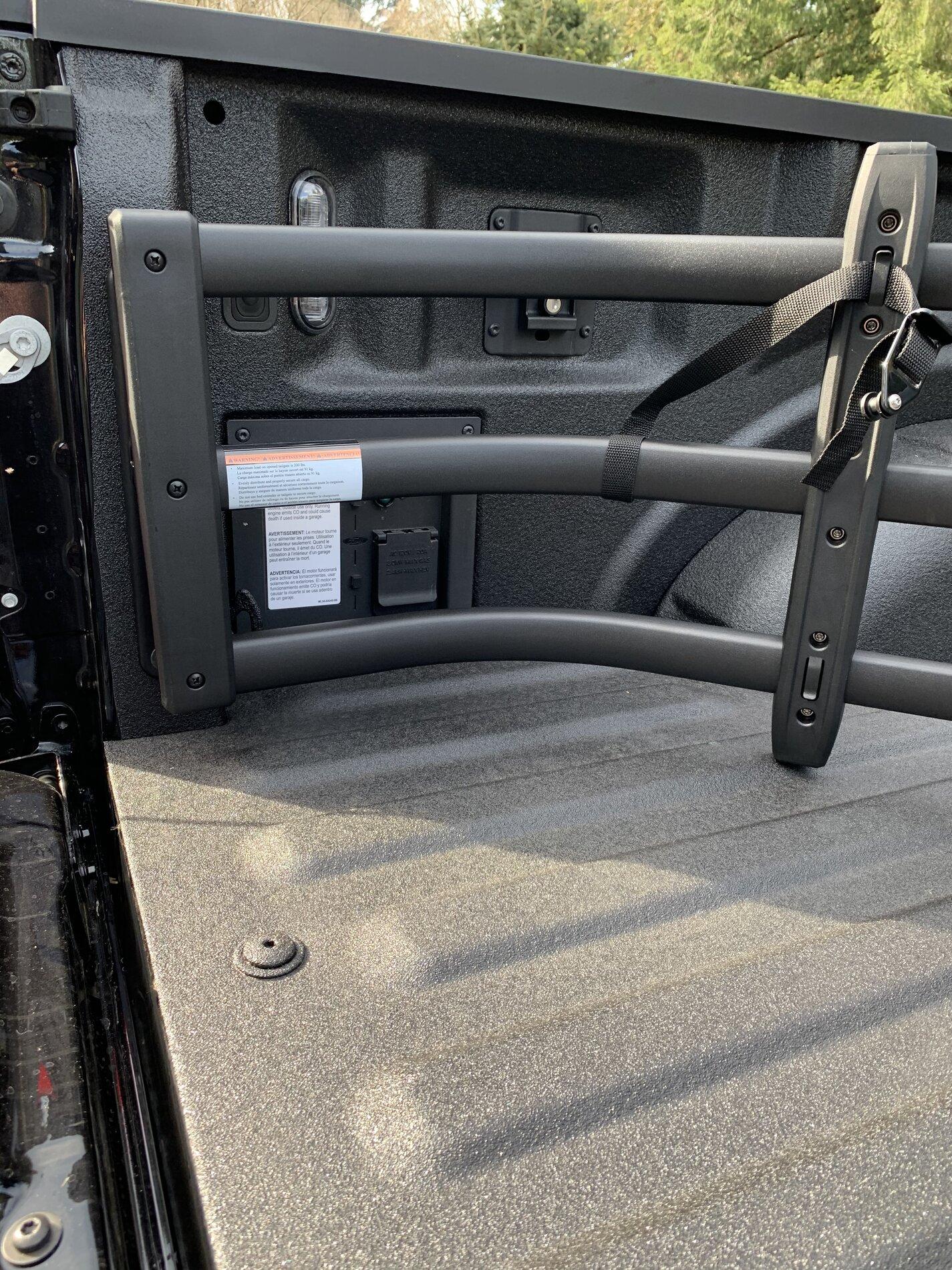 Ford F-150 Ford Branded Amp Research Bed Extender installed 2606E9B4-DFB9-4DF2-AE7A-5524C30D1542