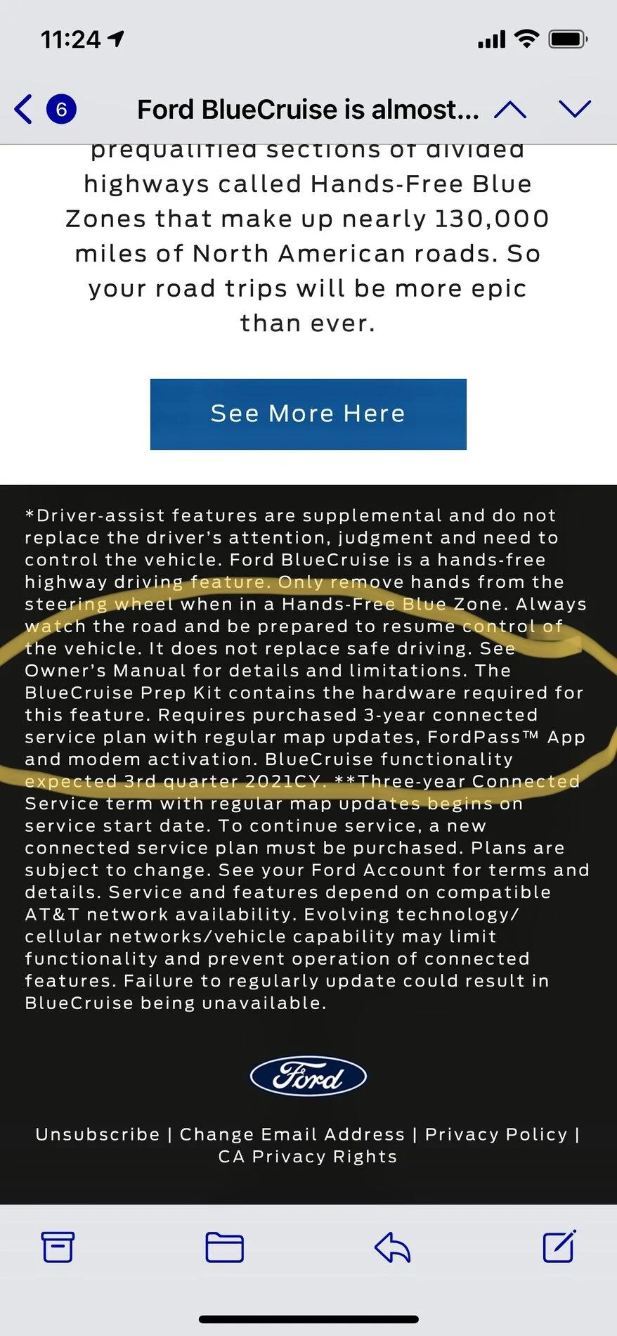 Ford F-150 BlueCruise on non-Co-Pilot360 Active prep? 2693F27C-2DFC-480E-A0E4-1587F2339228