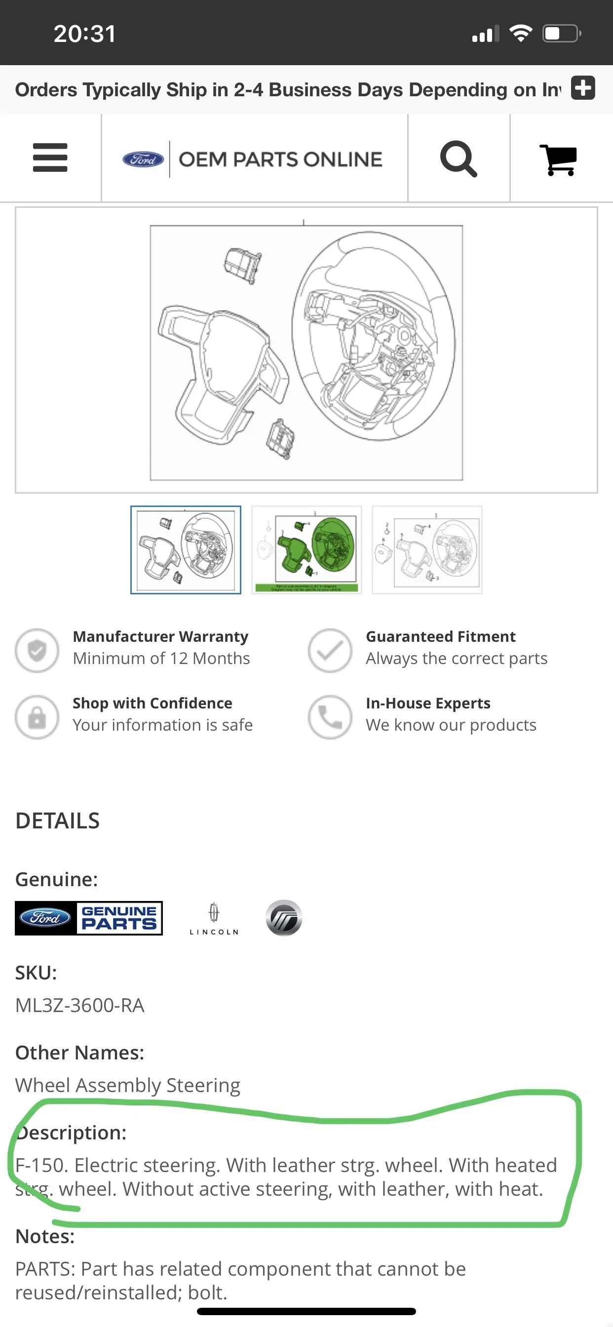 Ford F-150 501A to 502A 28A08E09-5C6F-473C-8960-7899DB15F030
