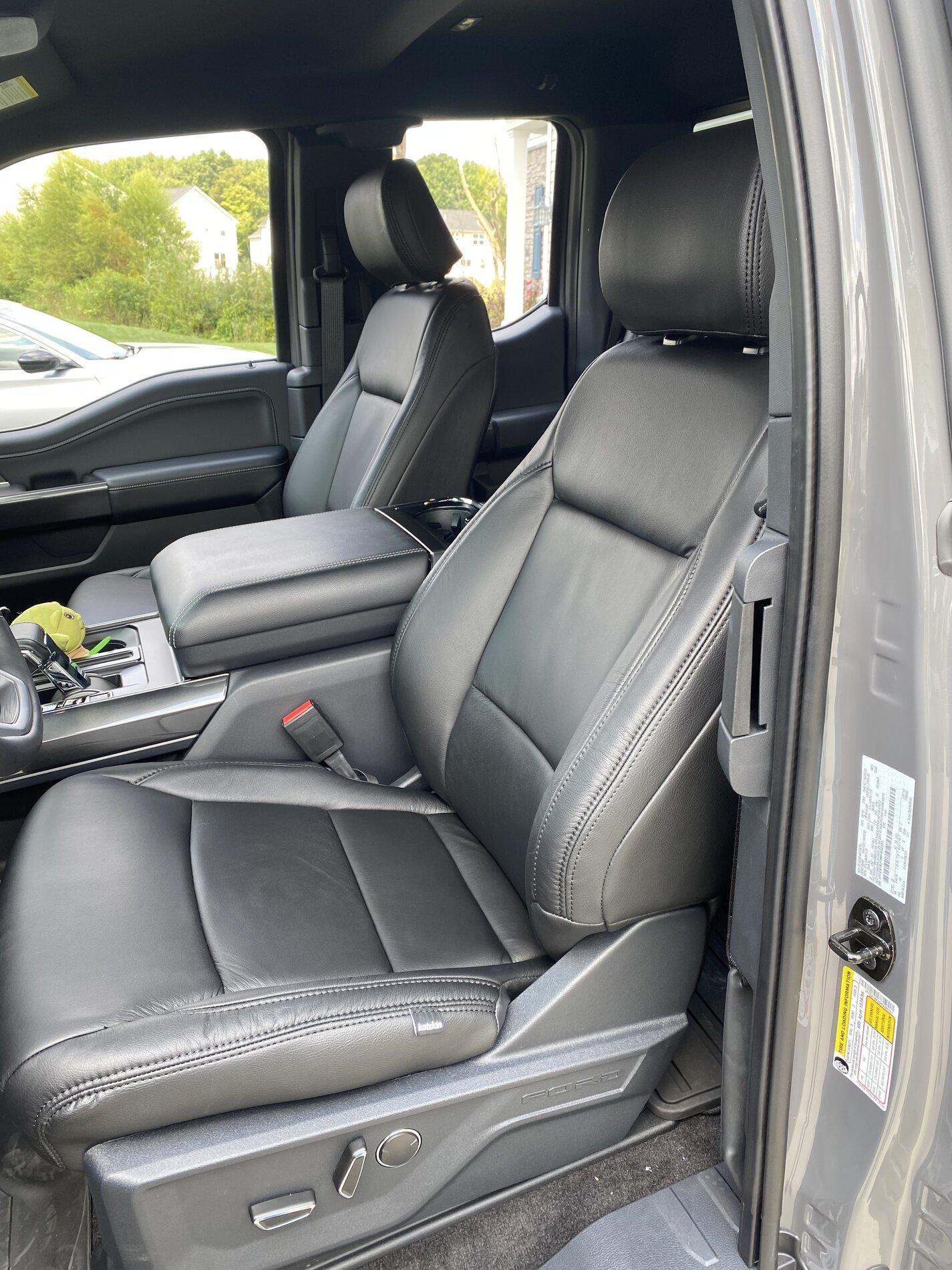 Ford F-150 Got my Katzkin seat covers installed today. 28C00D6E-F99E-4C1D-8A03-74089CCB758A