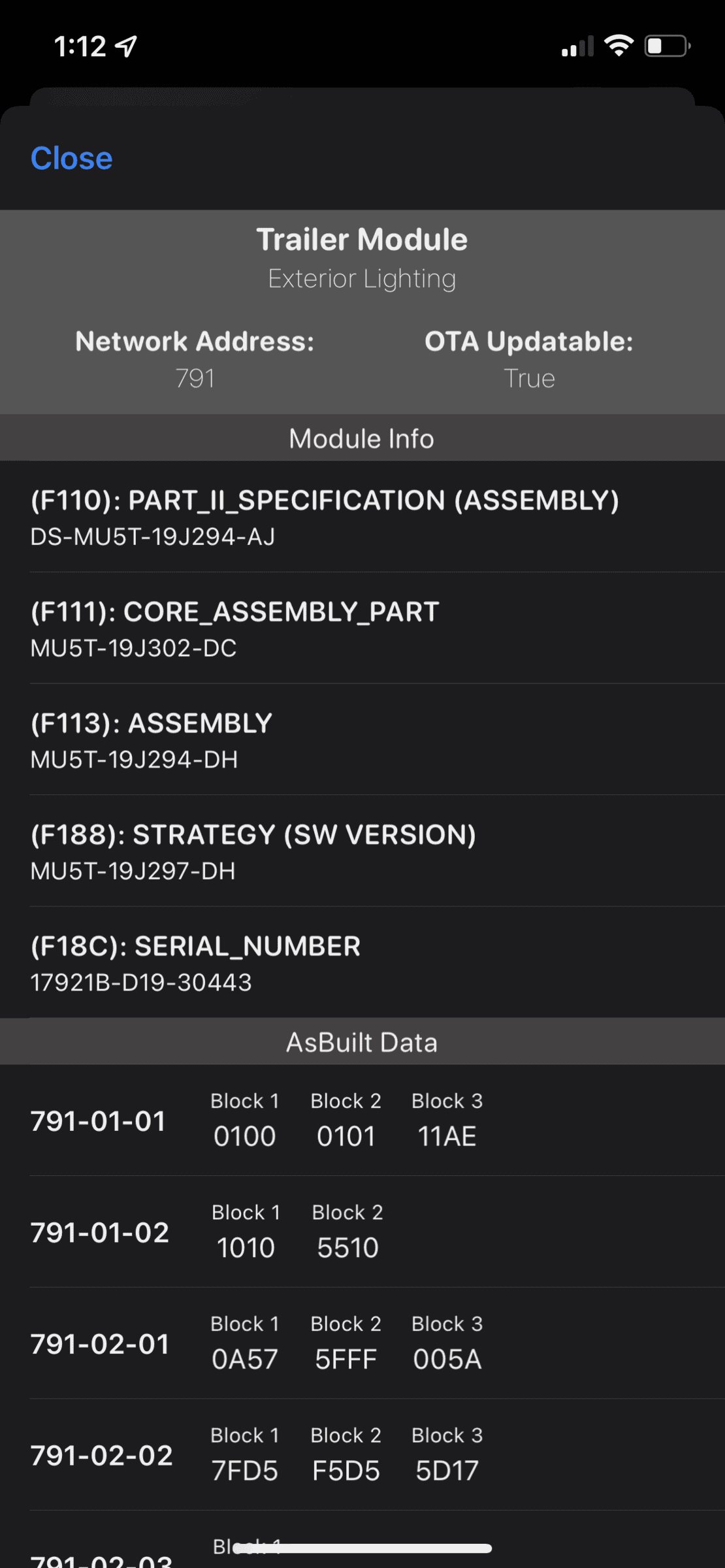 Ford F-150 Recall: REPROGRAM INTEGRATED TRAILER RELAY MODULE (Campaign/NHTSA#
22S17/22v193) 28D0DBB2-B9B2-4E9F-BDE6-F46D0C631F8A