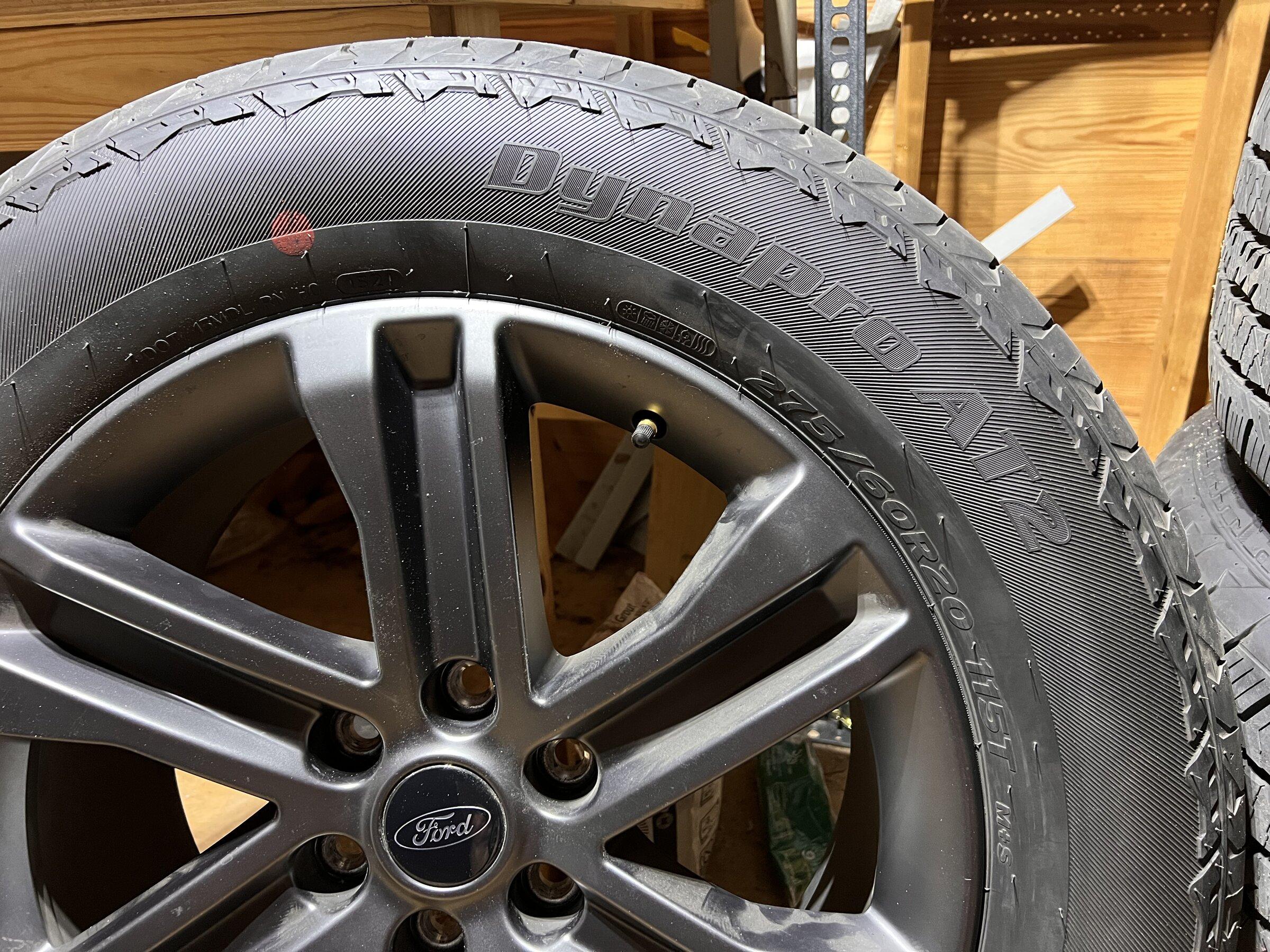 Ford F-150 20” Sport Appearance Package Wheels and Tires 2B6B1A11-8918-4ABA-8ECE-89936DB6D816