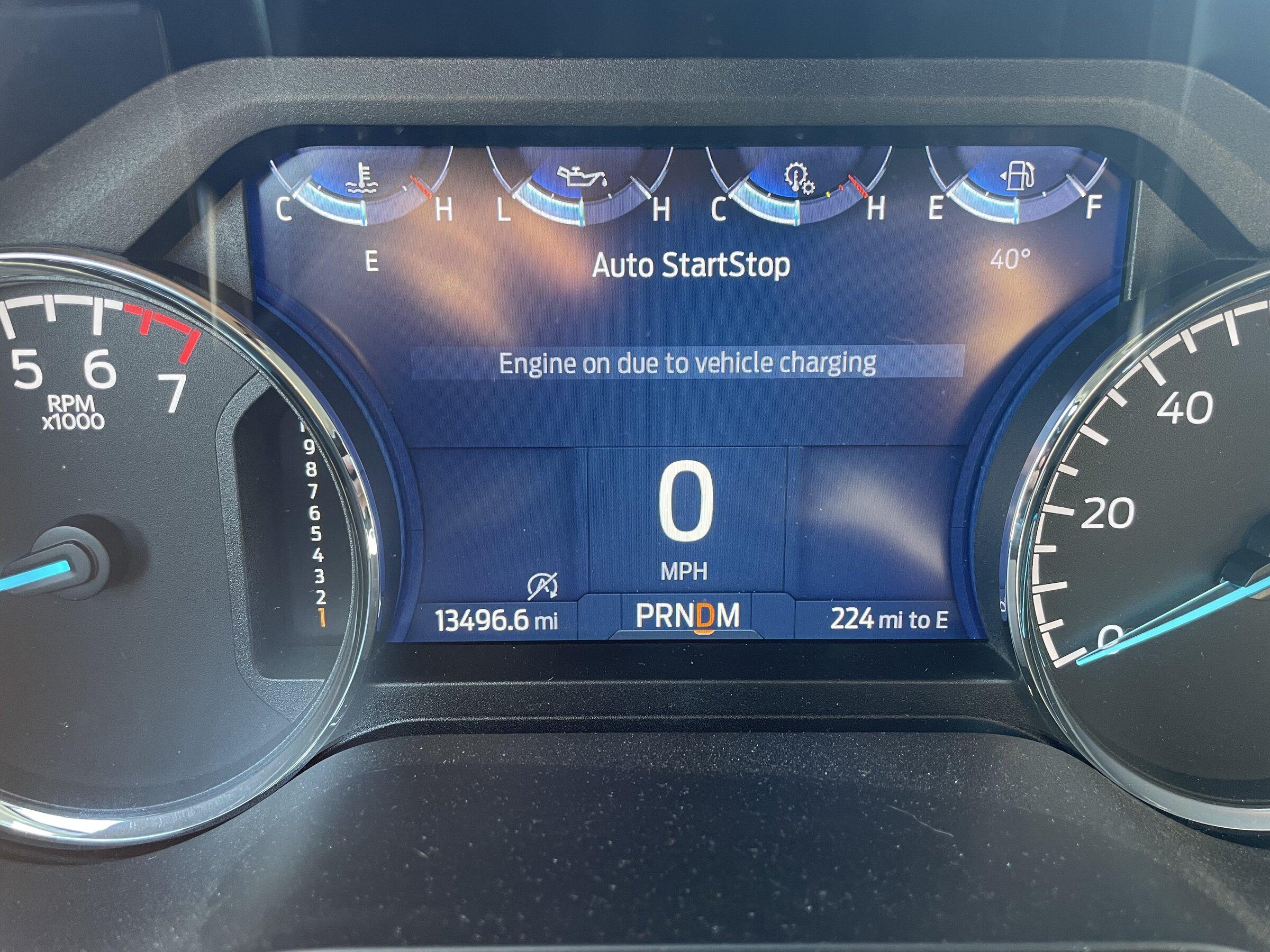 Ford F-150 Auto start/stop not working 2CAA6668-79C5-487F-B3C3-FB403E41D1CD