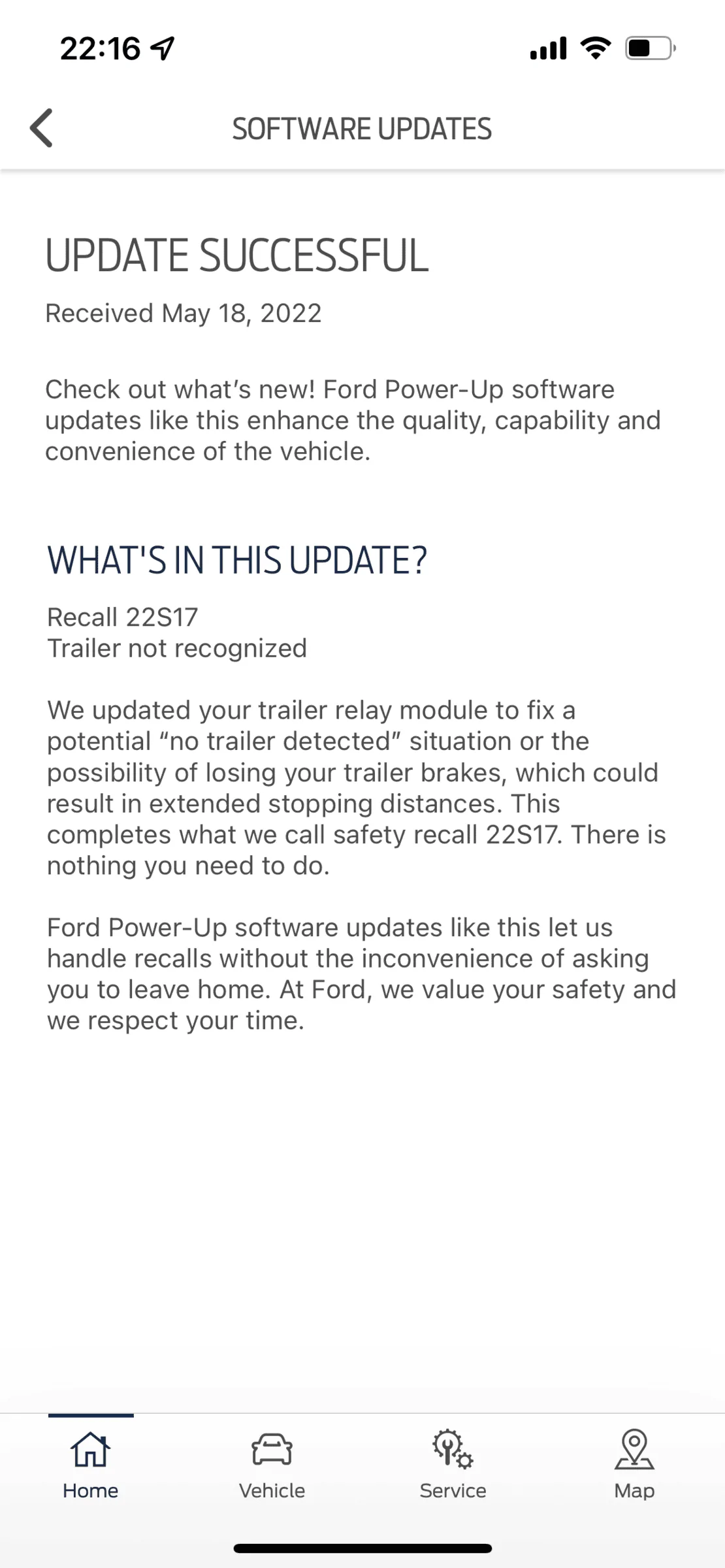 Ford F-150 Got the trailer recall fix via OTA! 2E5B36C1-00CF-4325-BC35-962D06DA522D