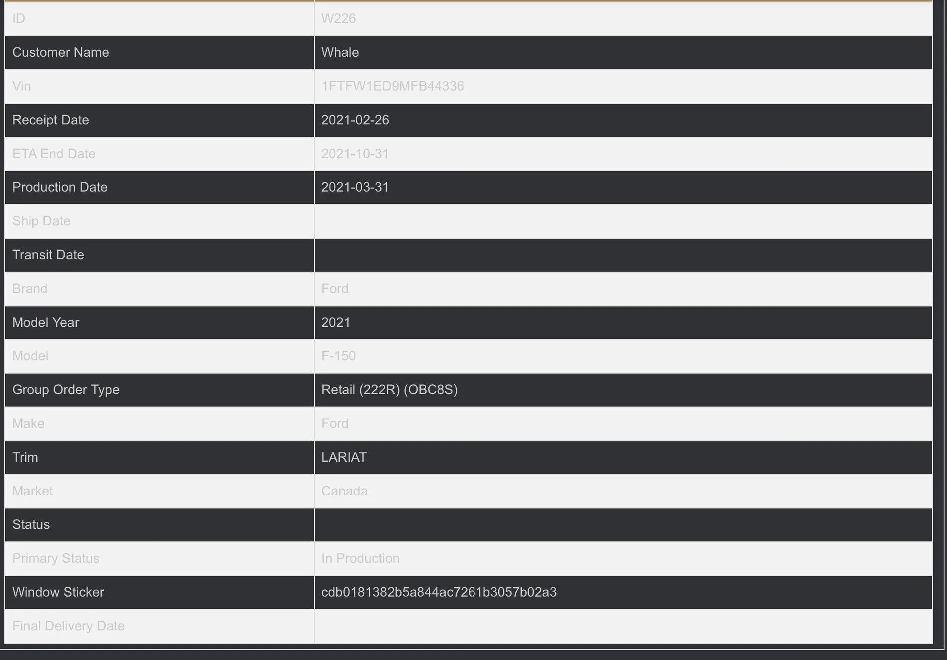Ford F-150 Canadian Vehicles Ordered/Delays/Delivery Dates 31B29B56-8BEC-452F-BB6D-764C2991EE54