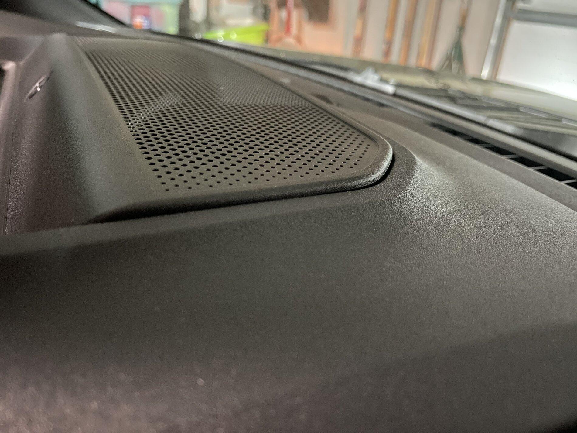 Ford F-150 Center speaker cover misaligned? 3292EF86-769D-44CD-8AF4-09CDFE4C316F