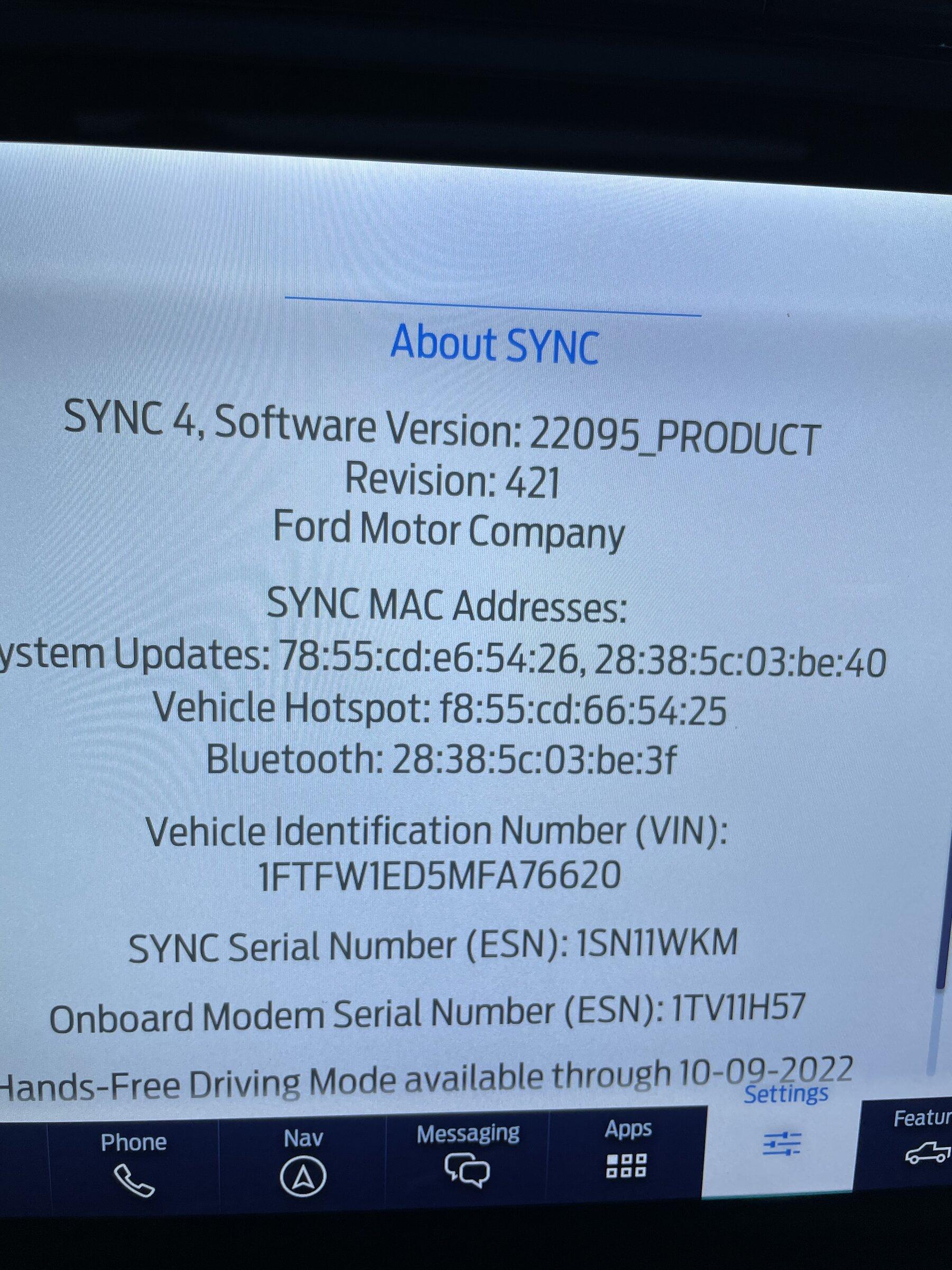 Ford F-150 Blue Cruise - Dealer Download PROBLEMS!! 32B4A255-16AF-4185-9565-6182712C2C24
