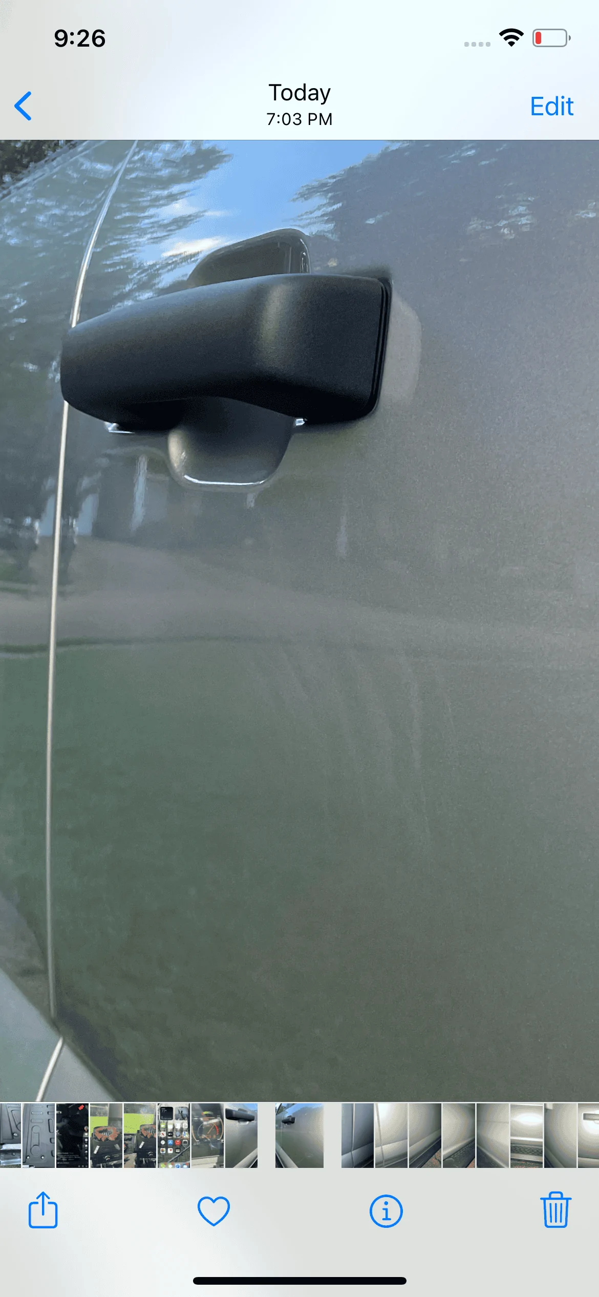 Ford F-150 Finish on passenger door 33102DA5-2FC5-49B2-8FE4-79B09A72A8DF