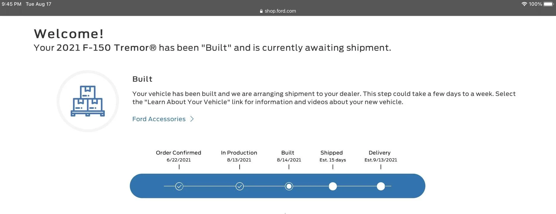 Ford F-150 2021 F-150 Tremor Scheduled 35168E66-BC14-434E-9B30-5AB599B1F2A2
