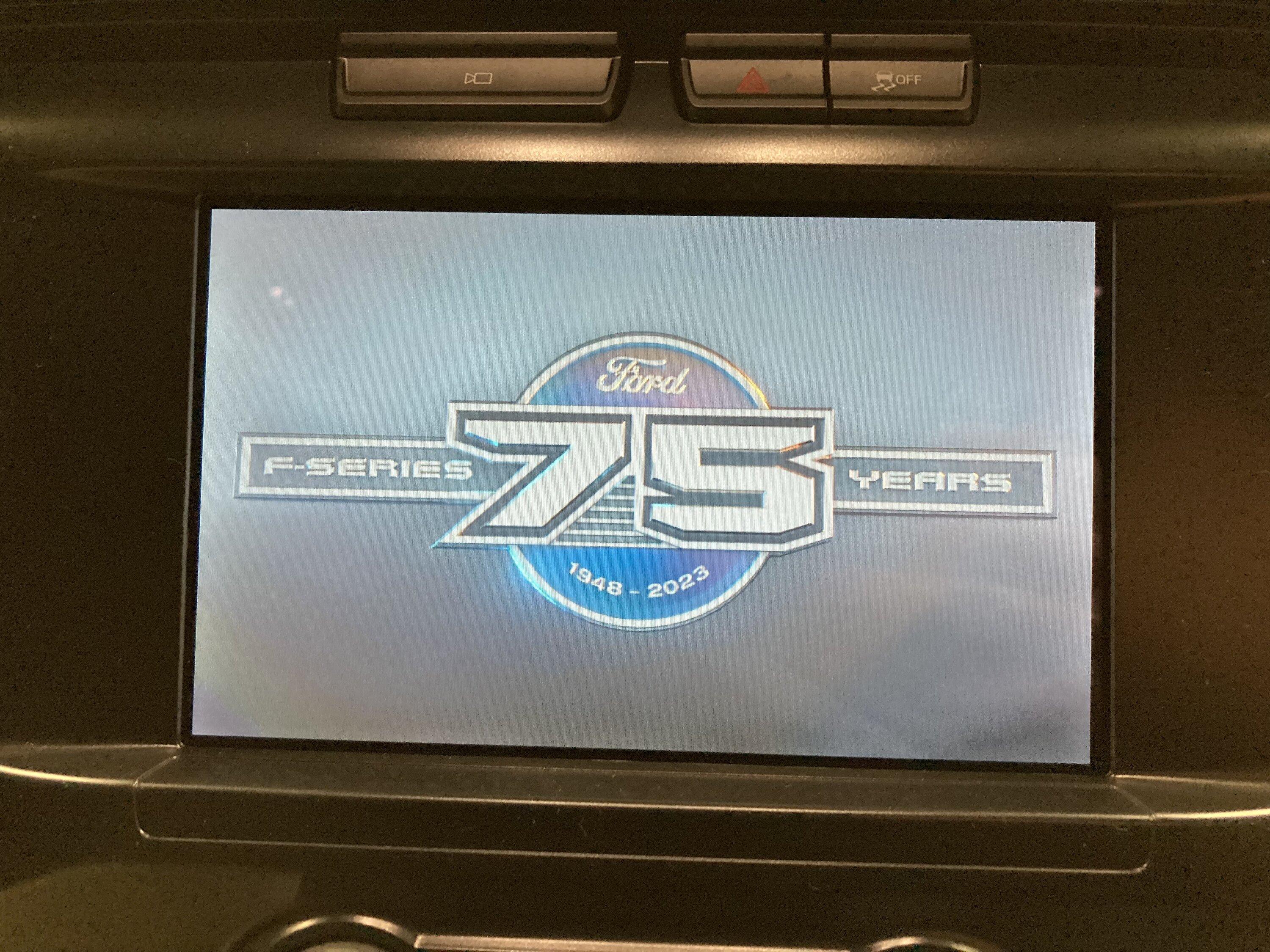 Ford F-150 2023 F150 75 years logo 36FA4D32-01F1-4C75-9428-94976246003F