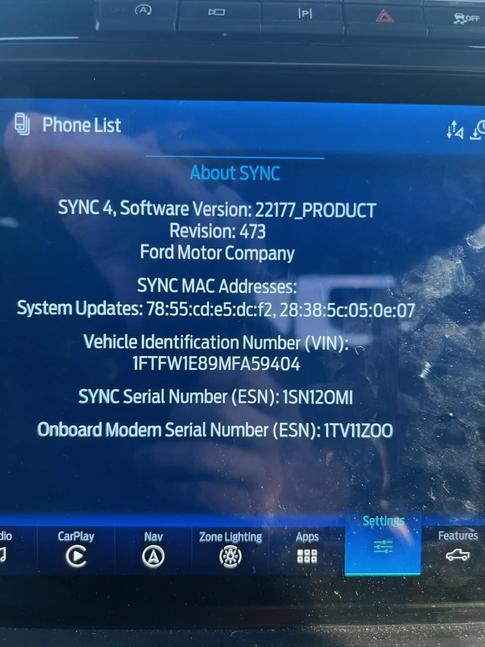 Ford F-150 Software version seemingly stuck & no BlueCruise 3965D5AC-7CE5-41C9-B28B-FF23877FA188