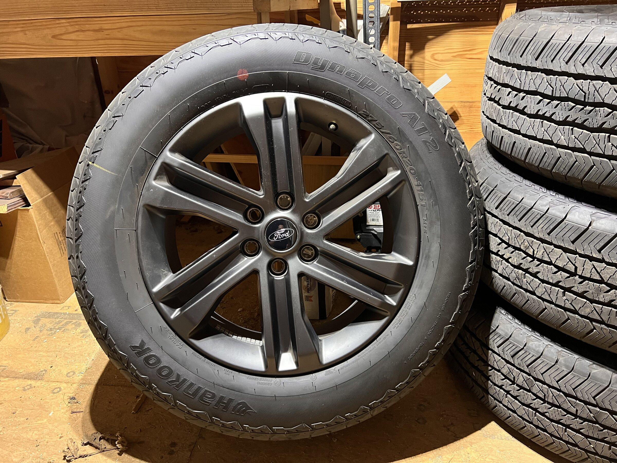 Ford F-150 20” Sport Appearance Package Wheels and Tires 39E4B54B-98F0-4E6C-903D-E3516A2B677C