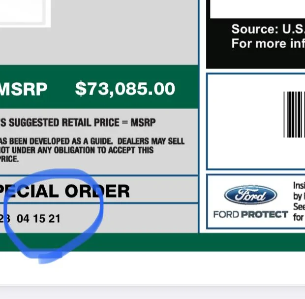 Ford F-150 Received VIN Today 3C8413CB-E78D-4A04-8A88-3C1652F52549