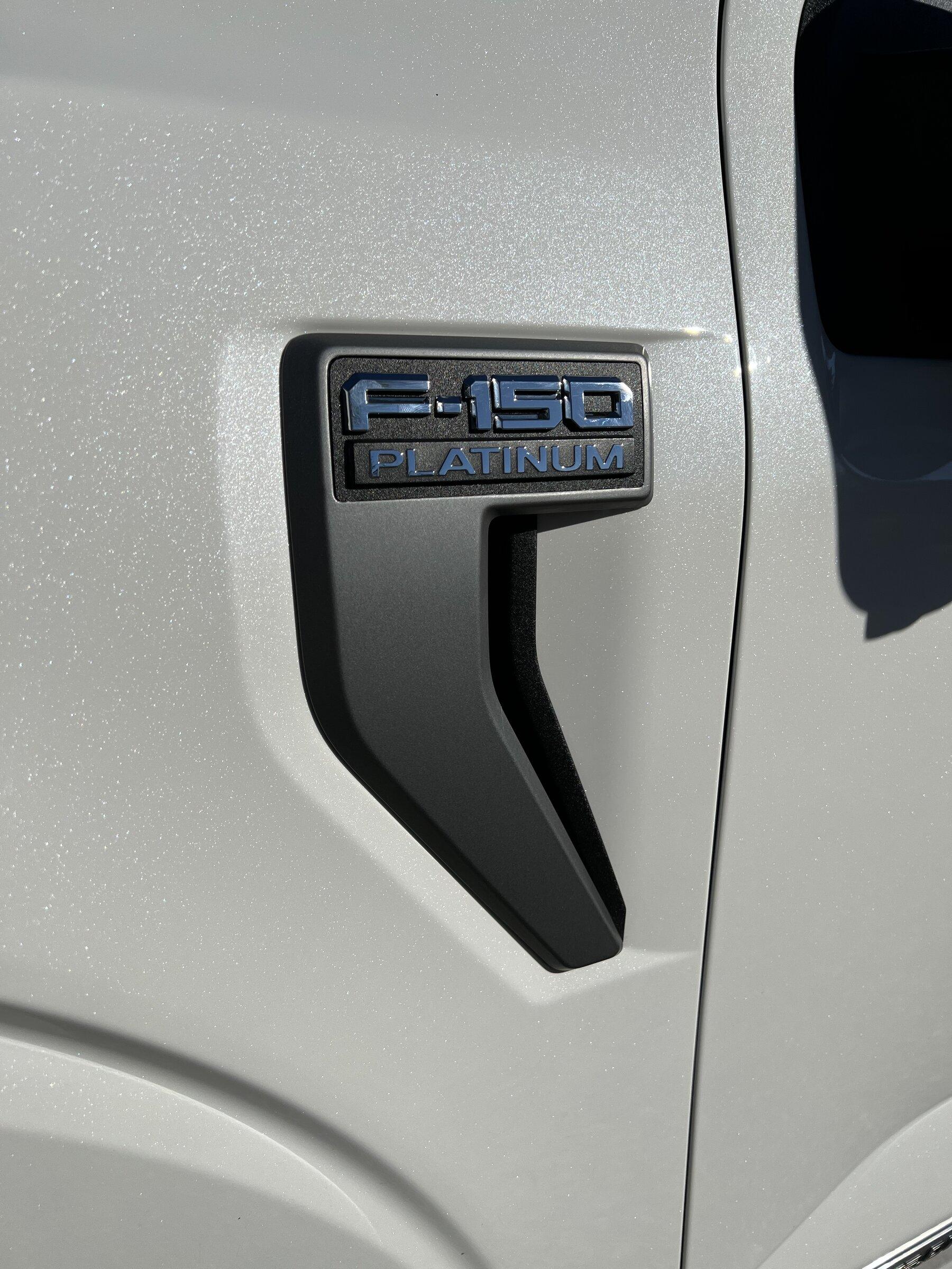 Ford F-150 2021 F150 Platinum Chrome Delete: Gun metal gray 3F0CC6A6-4D14-4D47-9070-409873C36185