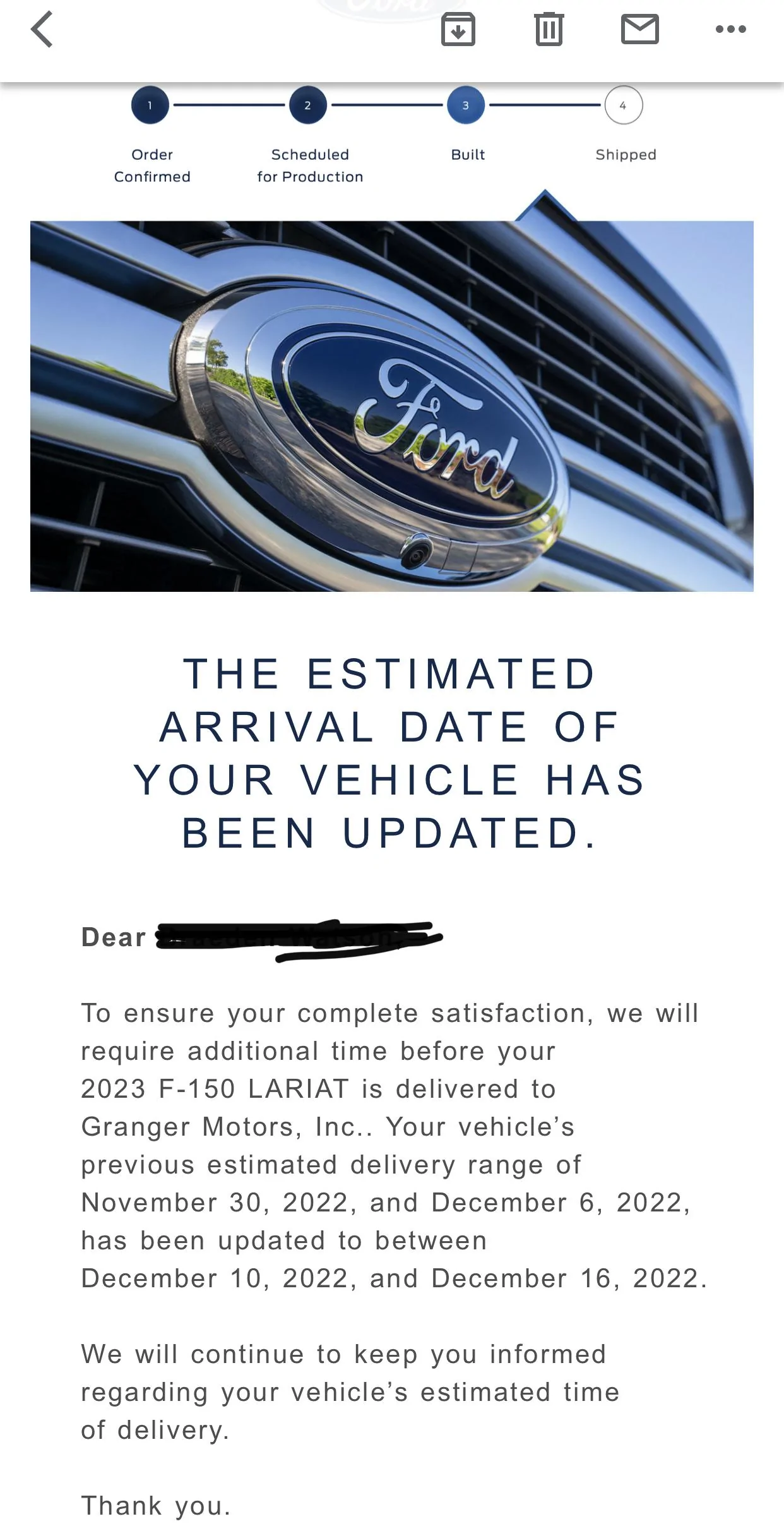 Ford F-150 10/24/22 - Build Week - MY 23 41B14ABF-F6C7-4A3B-8F79-B4FD7641F8DC