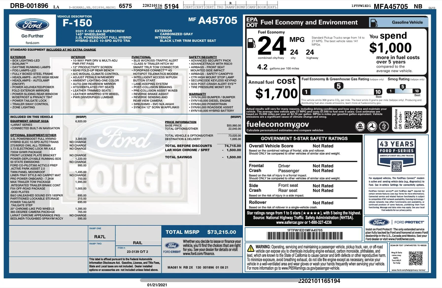 Ford F-150 PB F-150 lariat vs Cybertruck triple motor 421616A4-94D9-4DF2-A98C-FDEF640F7D90