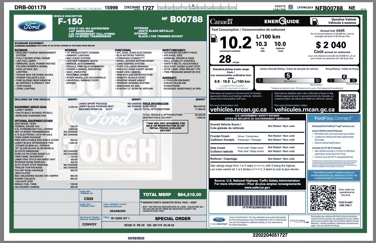 Ford F-150 4/4/22 Build Week Group 46650B39-C21B-4D4E-BA39-1CF7BABED05E